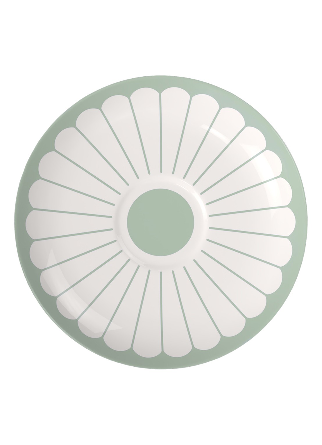 Villeroy & Boch Fleur schotel 17,5 cm - voorkant groen