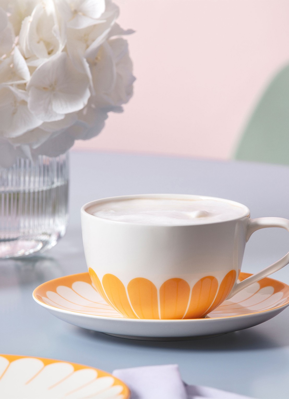 Villeroy & Boch Fleur schotel 17,5 cm - achterkant 4 geel