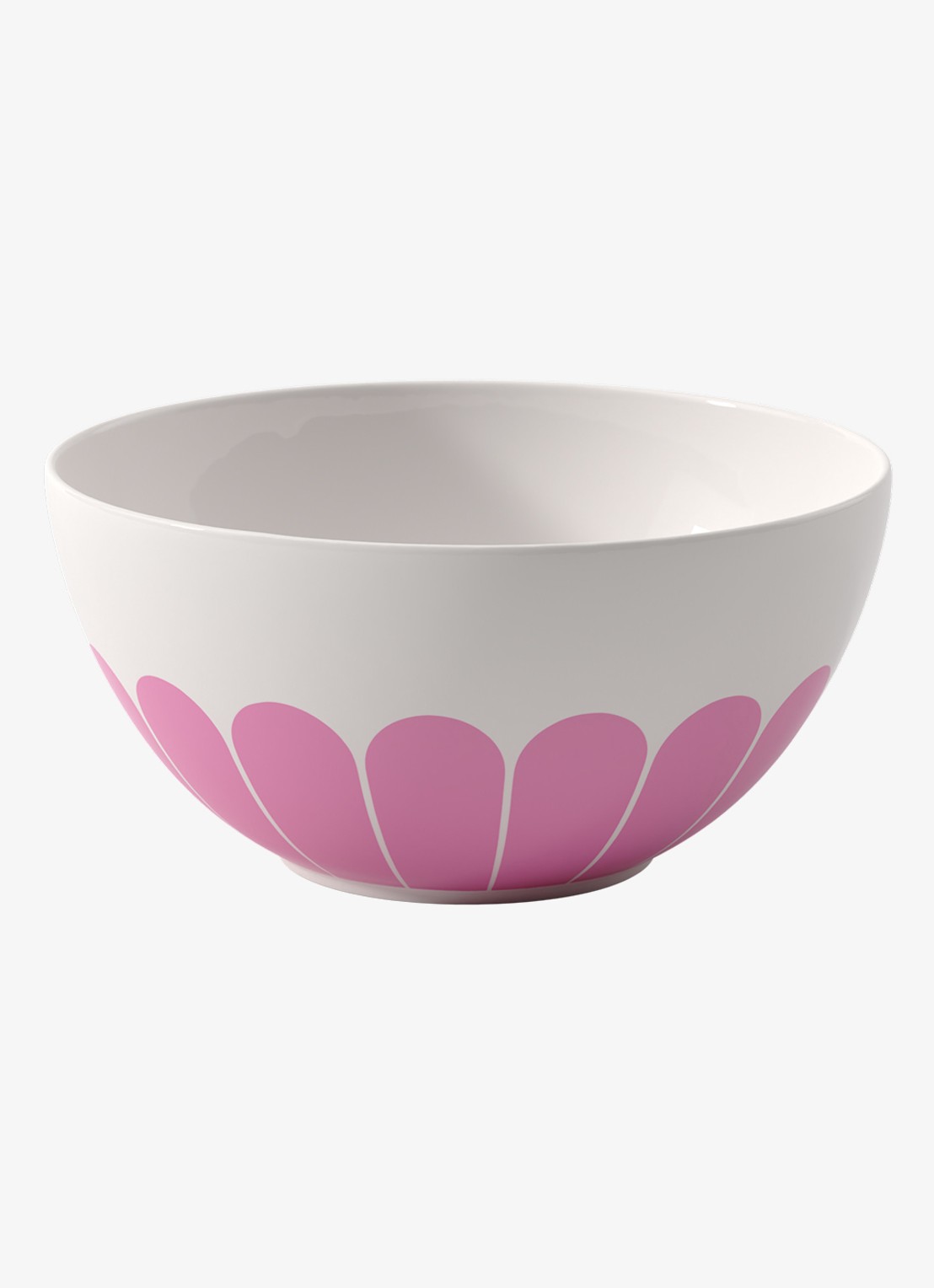 Villeroy & Boch Fleur serveerschaal 24 cm - voorkant roze