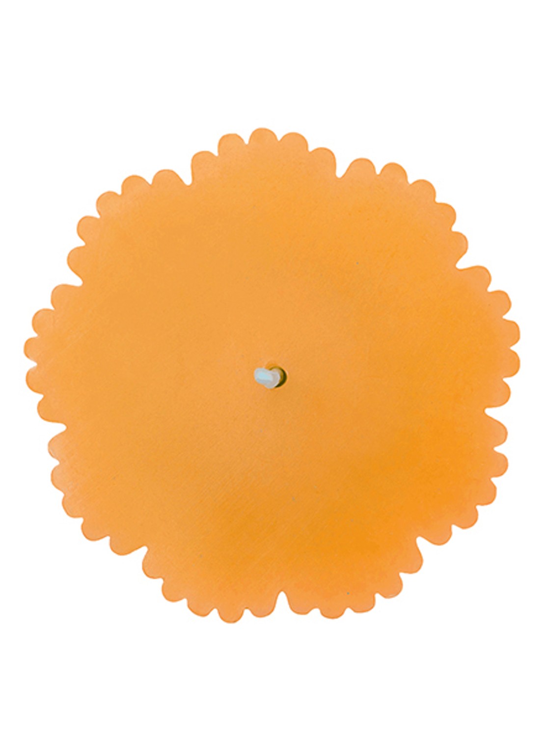 Villeroy & Boch Fleur stompkaars 7,5 cm - voorkant 2 geel