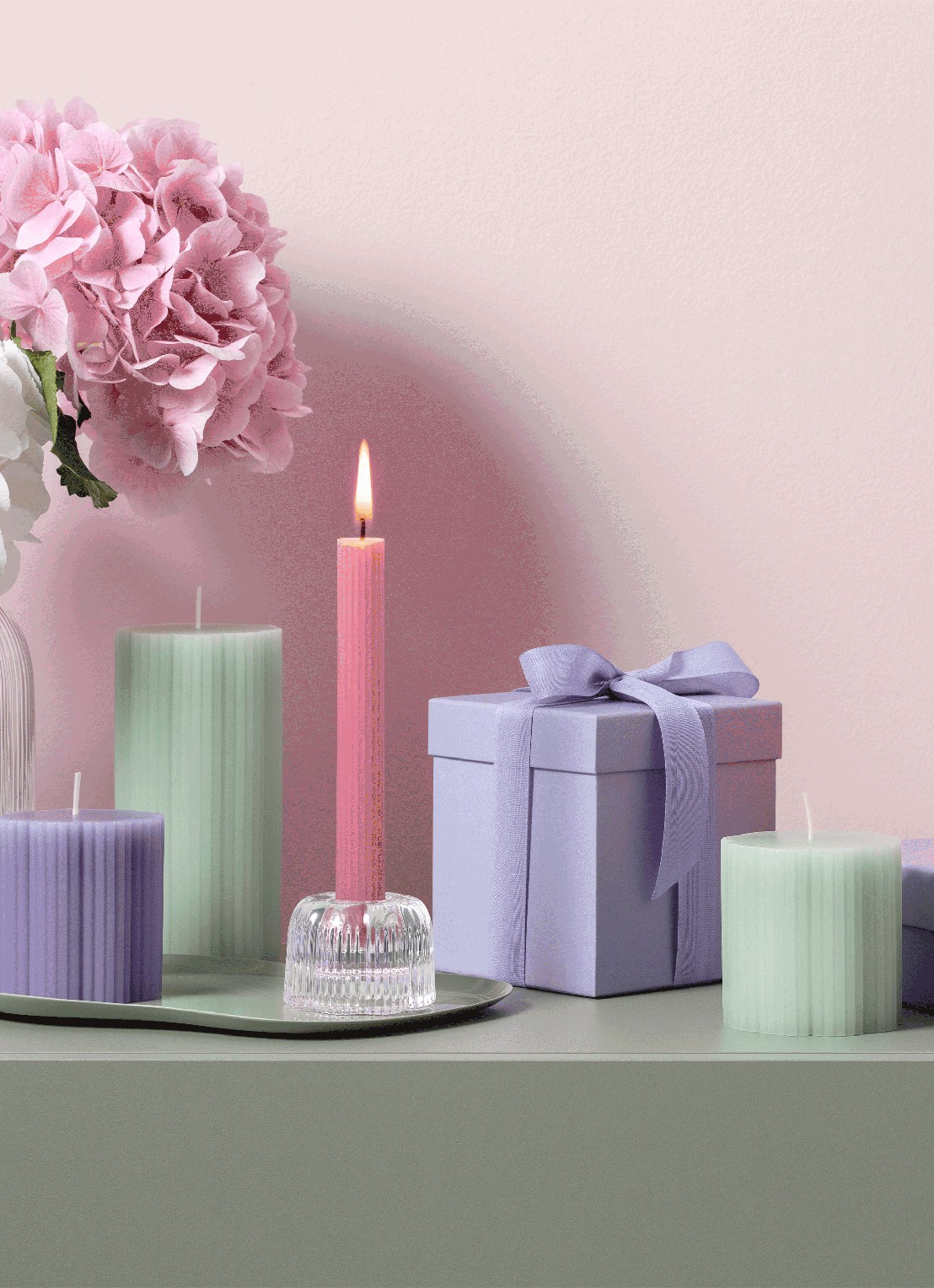 Villeroy & Boch Fleur stompkaars - voorkant 2 groen