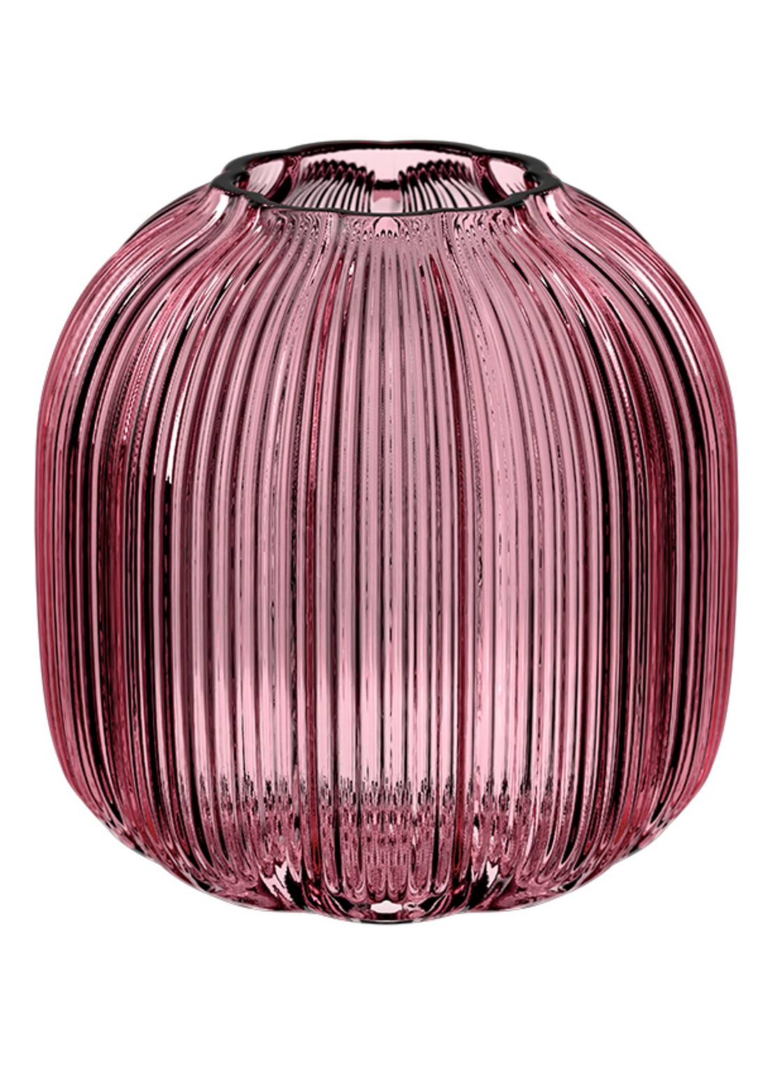 Villeroy & Boch Fleur vaas 11 cm - voorkant roze