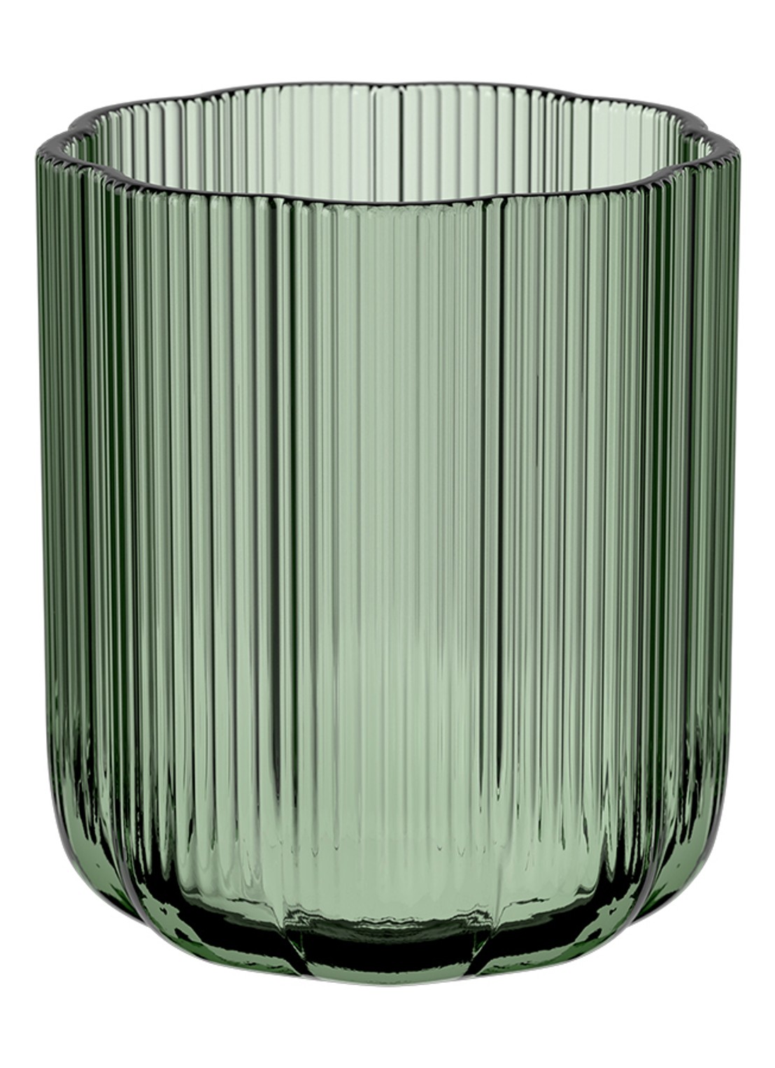 Villeroy & Boch Fleur vaas 15 cm - voorkant 2 groen