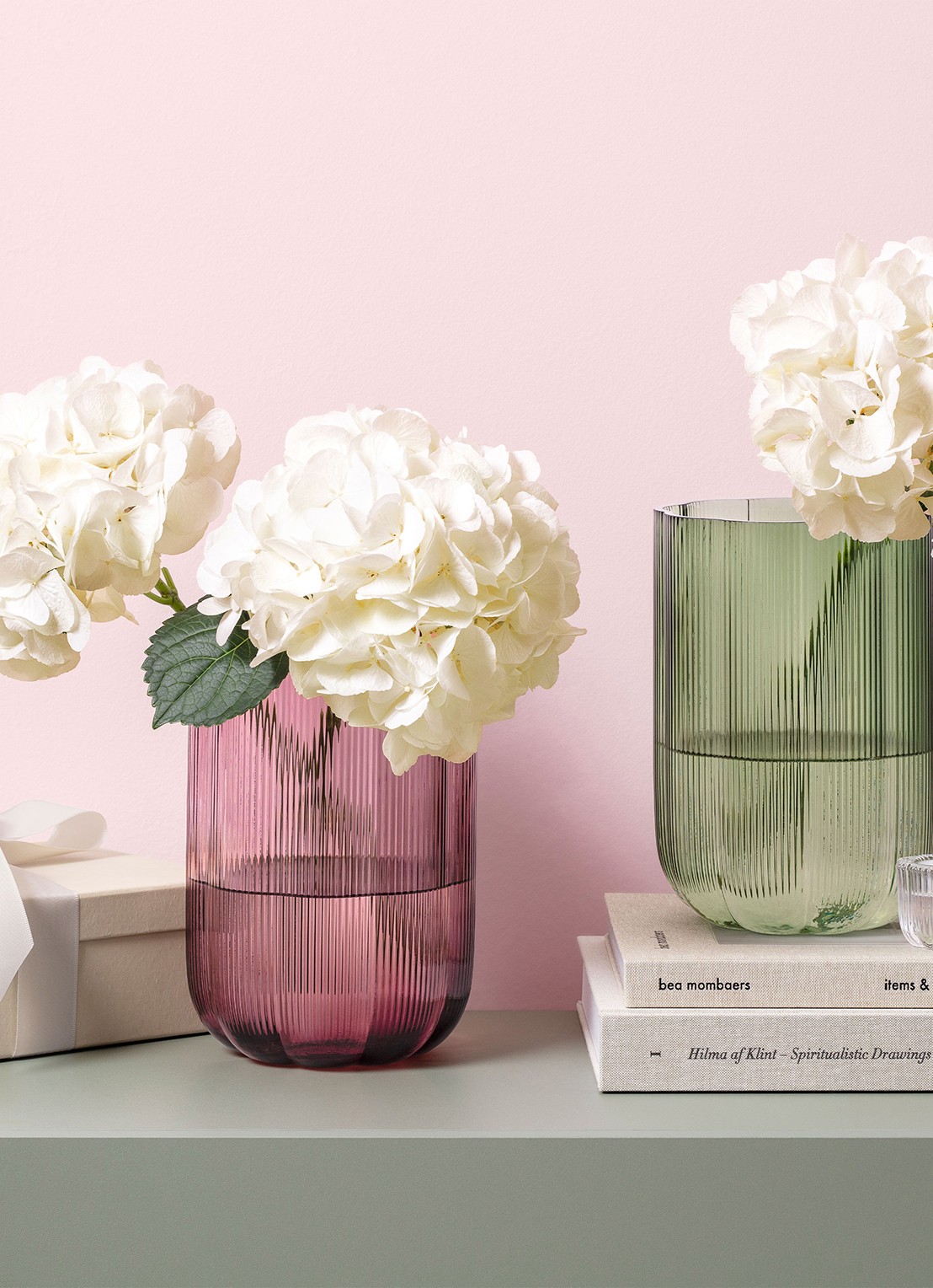 Villeroy & Boch Fleur vaas 22,5 cm - voorkant 3 groen