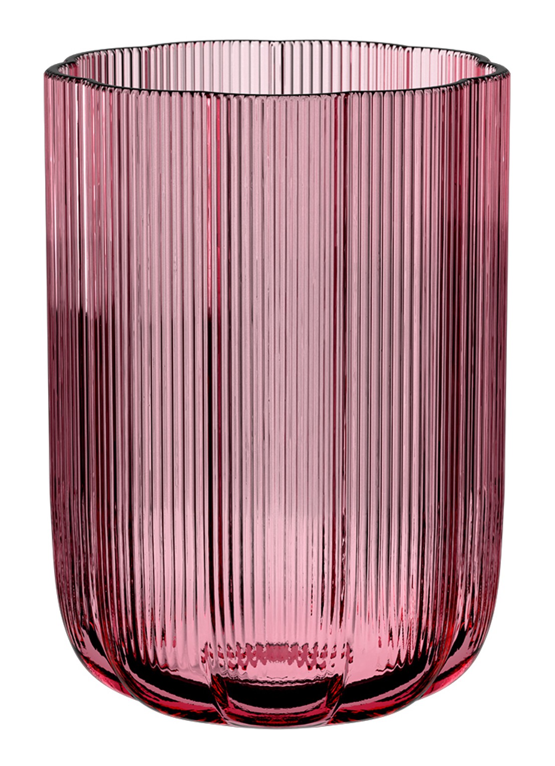 Villeroy & Boch Fleur vaas 22,5 cm - voorkant 2 roze