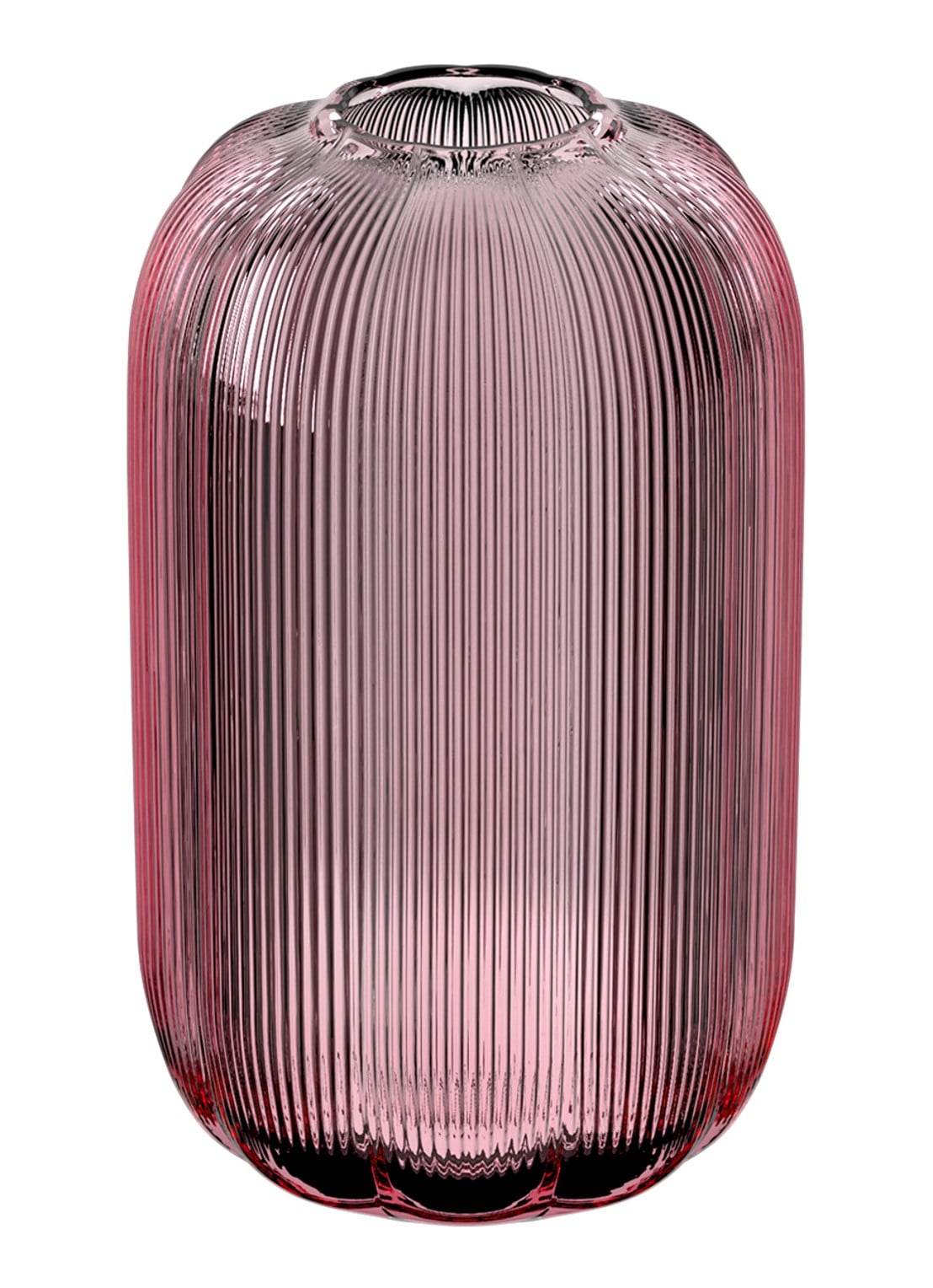 Villeroy & Boch Fleur vaas 28 cm - voorkant 2 roze