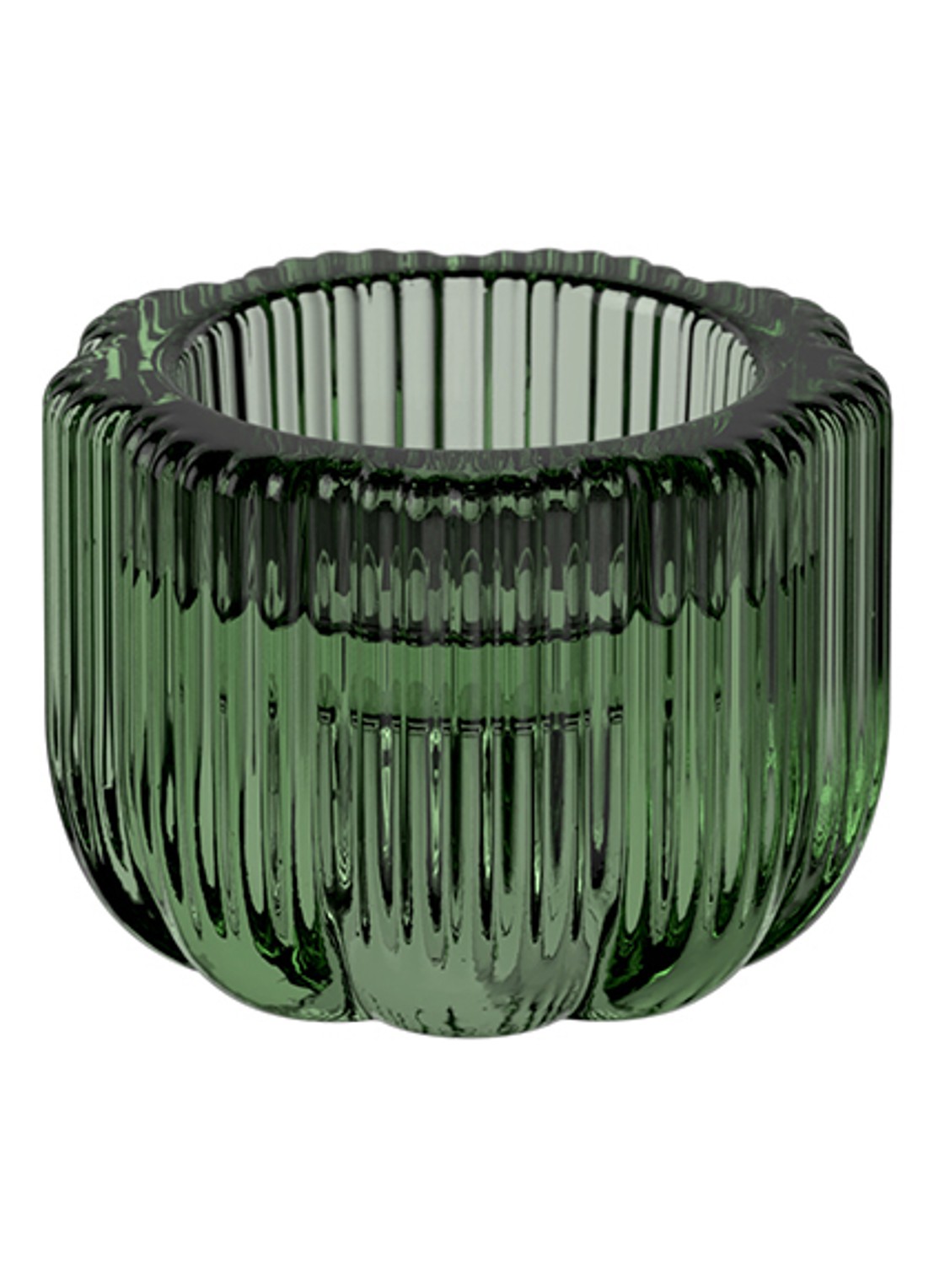 Villeroy & Boch Fleur vert kandelaar 4,5 cm 2-in-1  - voorkant groen