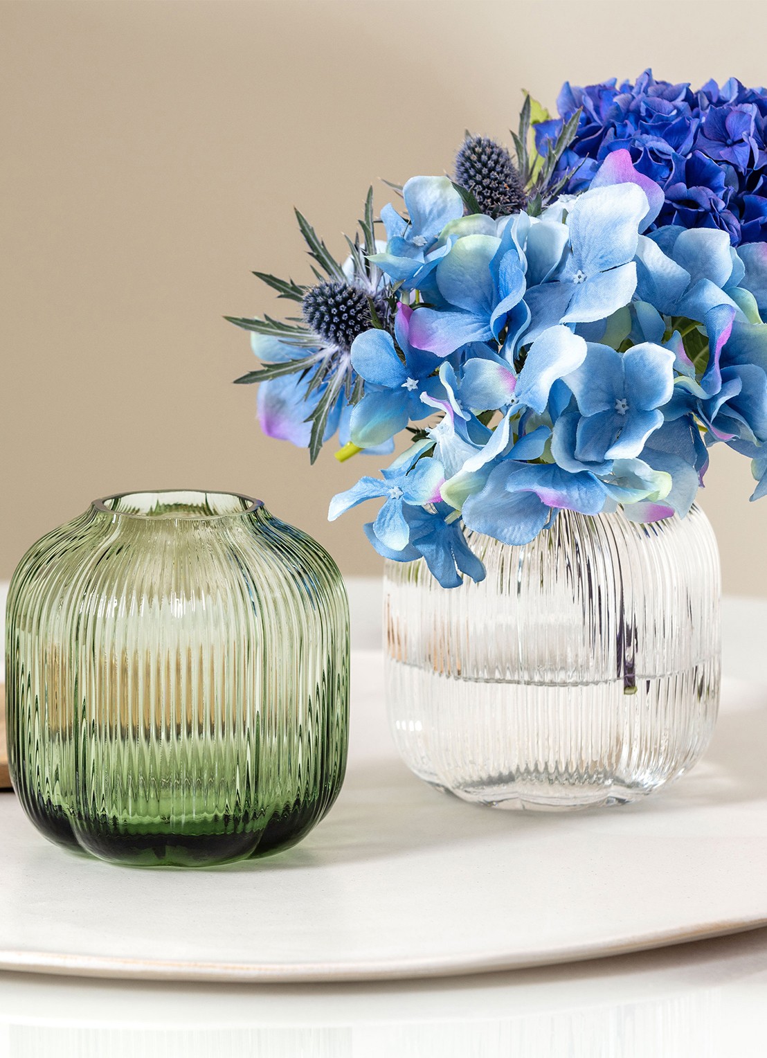 Villeroy & Boch Fleur Wazon vaas 11 cm - voorkant 2 lichtgrijs