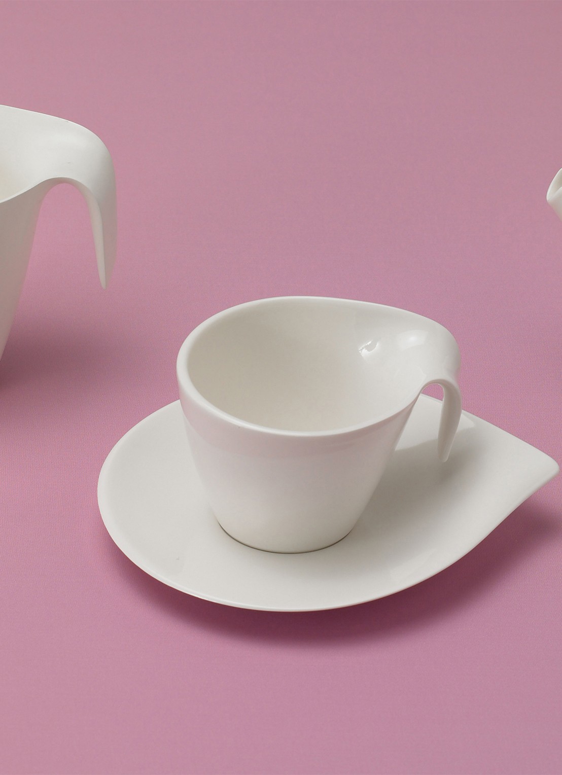Villeroy & Boch Flow schotel - achterkant 4 gebroken wit