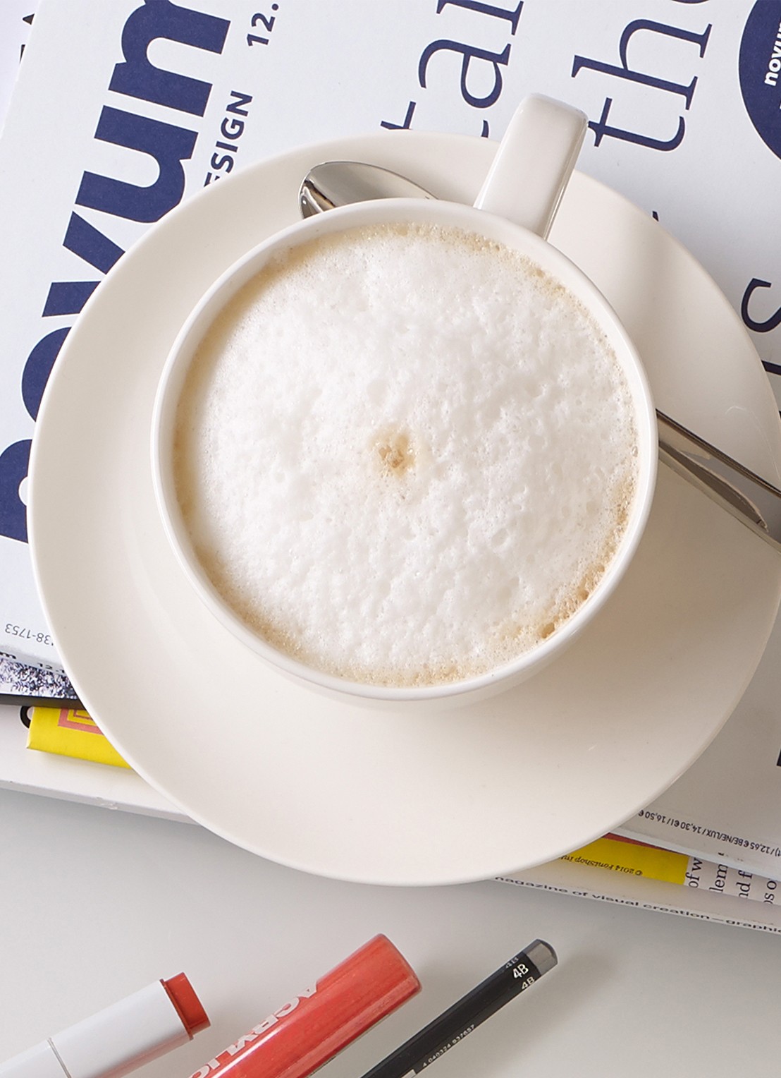 Villeroy & Boch For Me koffiekopje 23 cl - achterkant gebroken wit