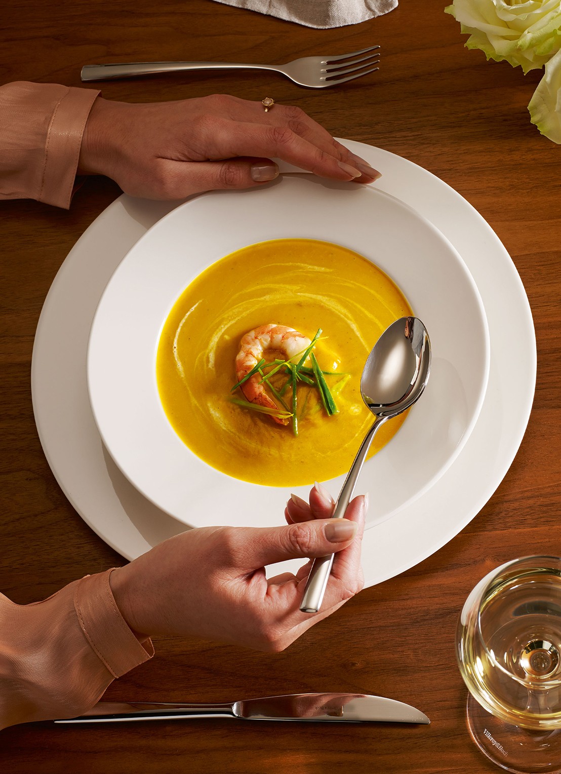 Villeroy & Boch For Me serviesset 8-delig - achterkant gebroken wit