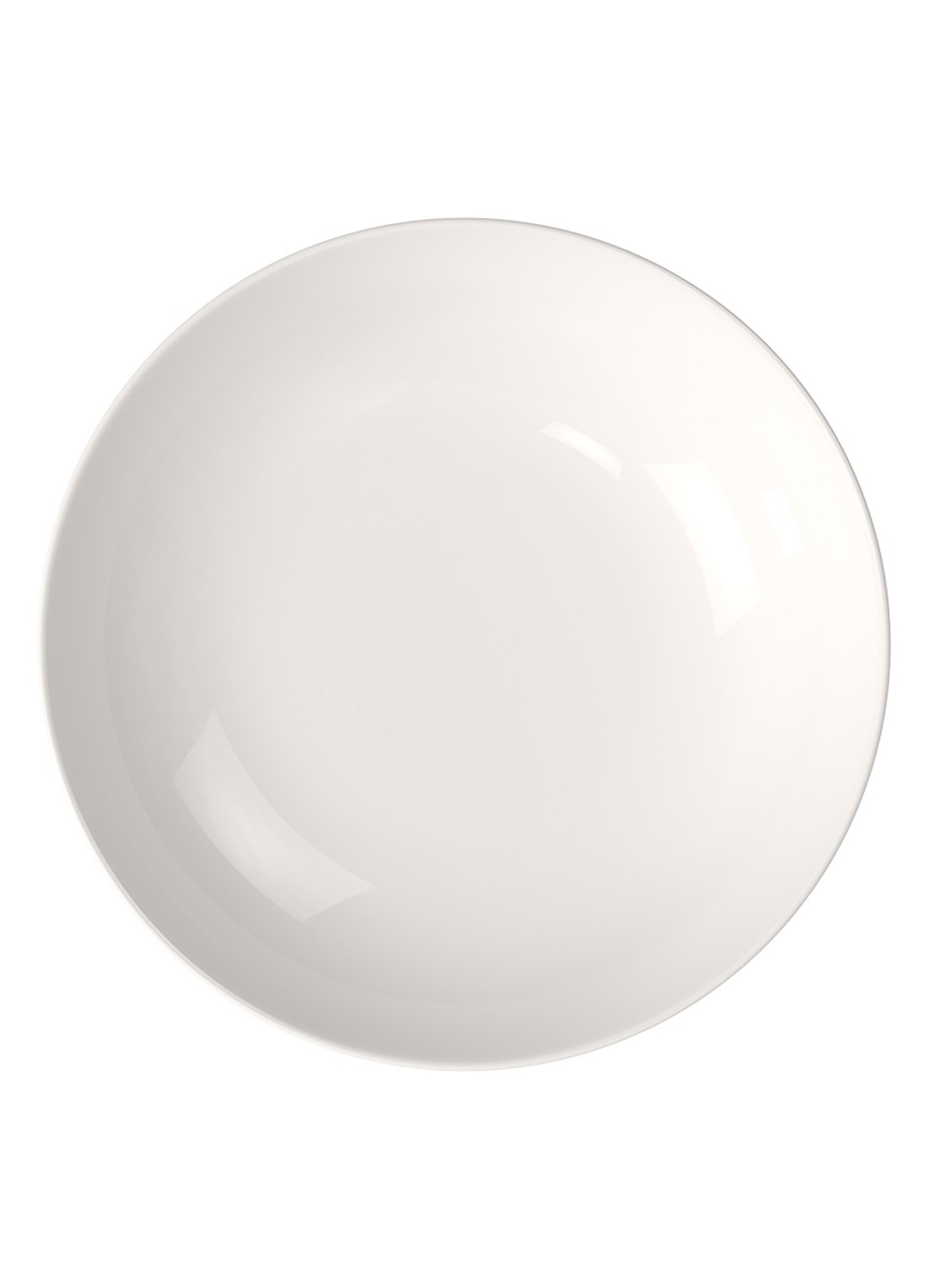 Villeroy & Boch For Me soepbord 24 cm - voorkant 3 gebroken wit