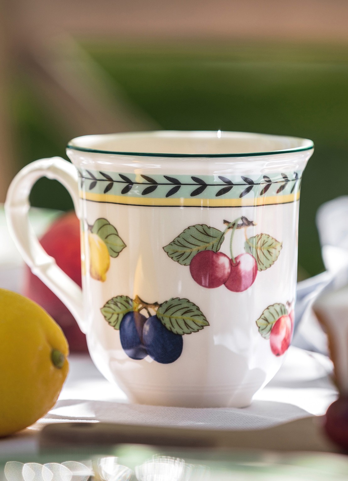 Villeroy & Boch French Garden Fleurence 30 cl - achterkant 4 lindegroen
