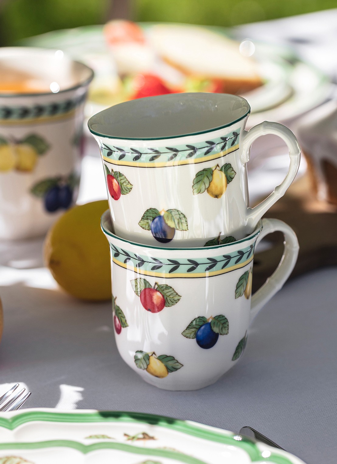 Villeroy & Boch French Garden Fleurence 30 cl - detail 3 lindegroen