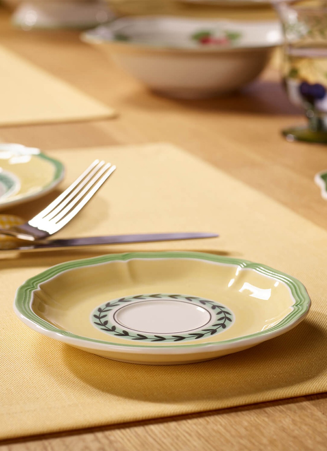 Villeroy & Boch French Garden Fleurence schotel 15 cm - achterkant groen