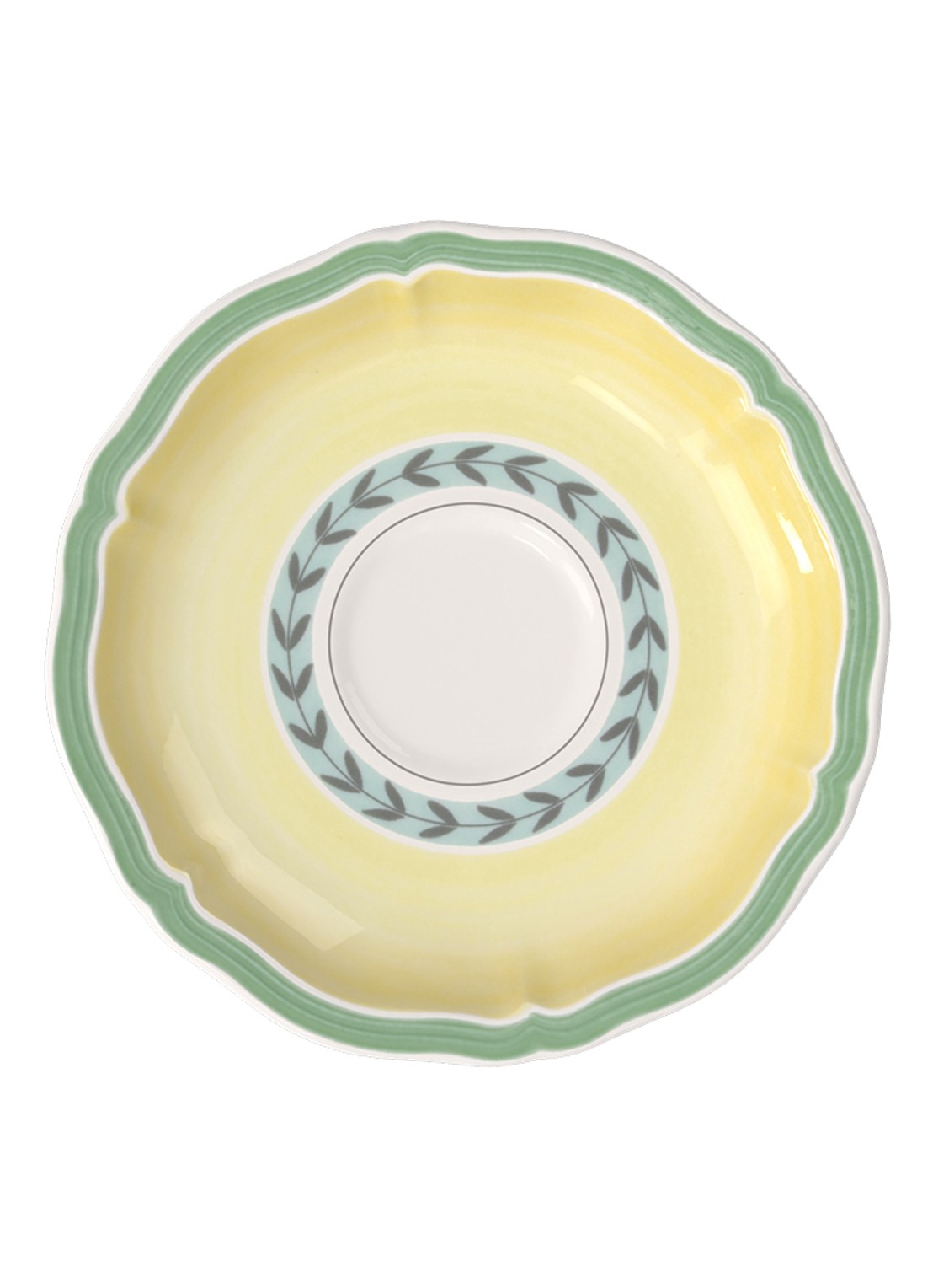 Villeroy & Boch French Garden Fleurence schotel 15 cm - voorkant 4 groen