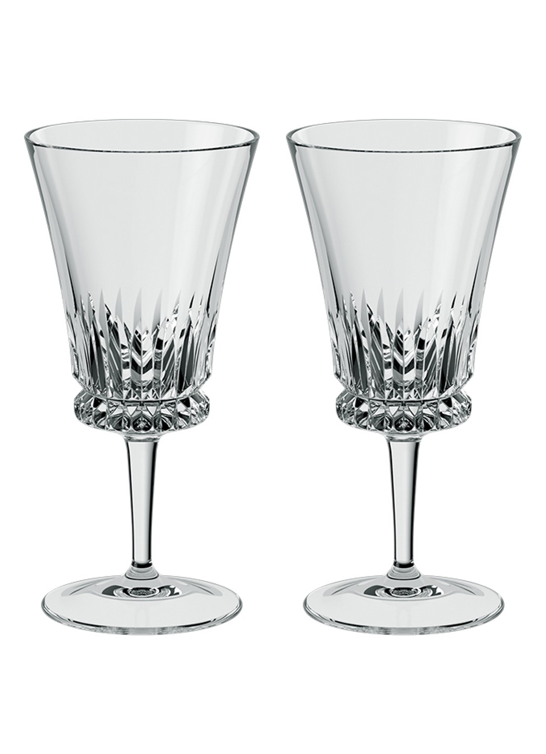 Villeroy & Boch Grand Royal waterglas 25 cl set van 2 - voorkant 3 transparant
