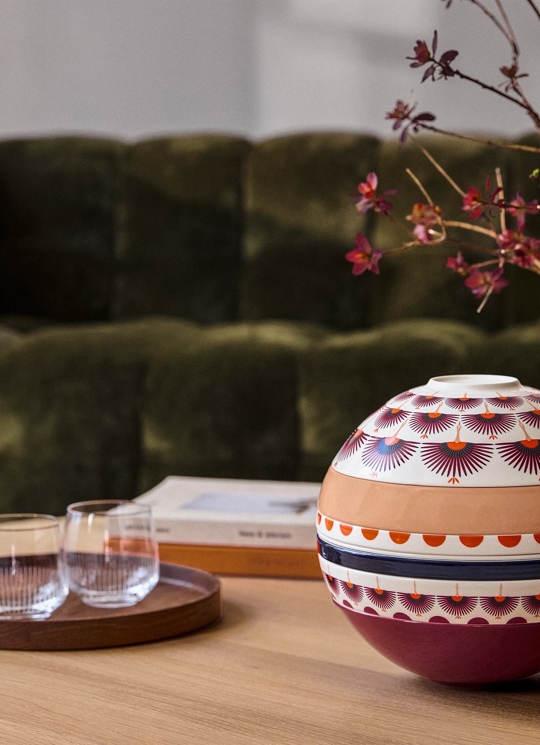 Villeroy & Boch Iconic La Boule Kyoto serviesset 7-delig - voorkant 4 wit