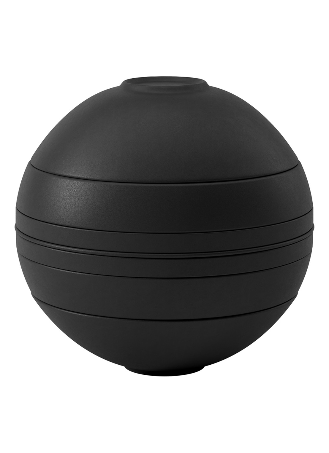 Villeroy & Boch Iconic La Boule serviesset 7-delig - voorkant 2 zwart