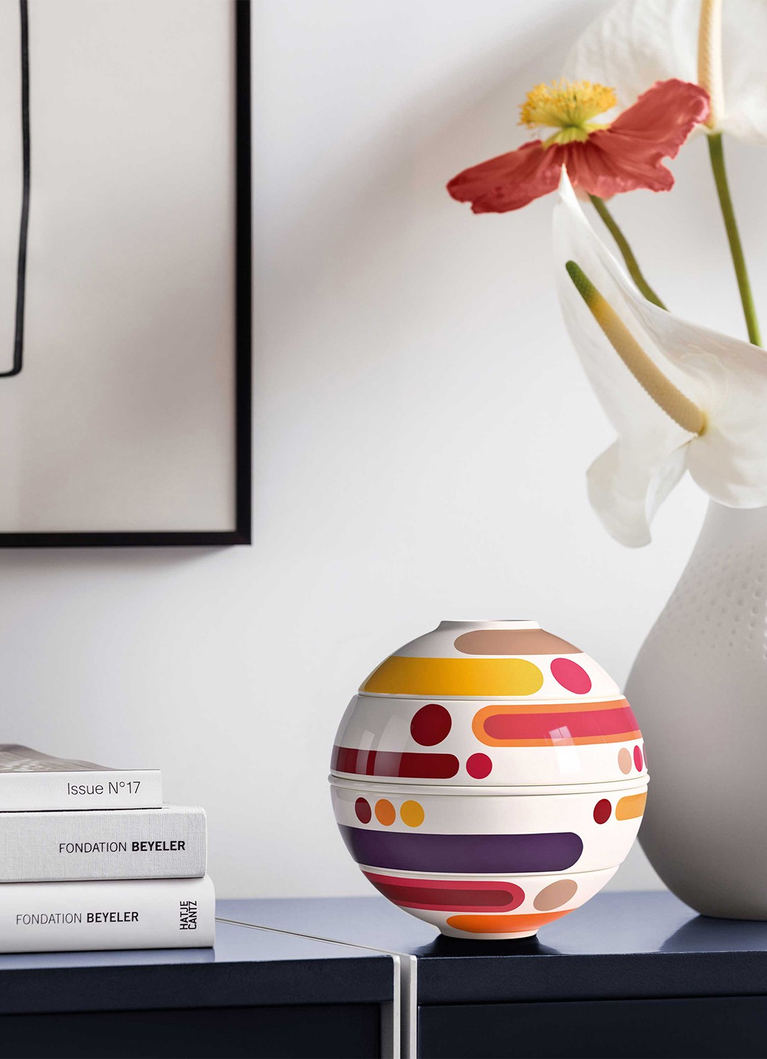 Villeroy & Boch Iconic La petite Boule serviesset 7-delig - achterkant gebroken wit