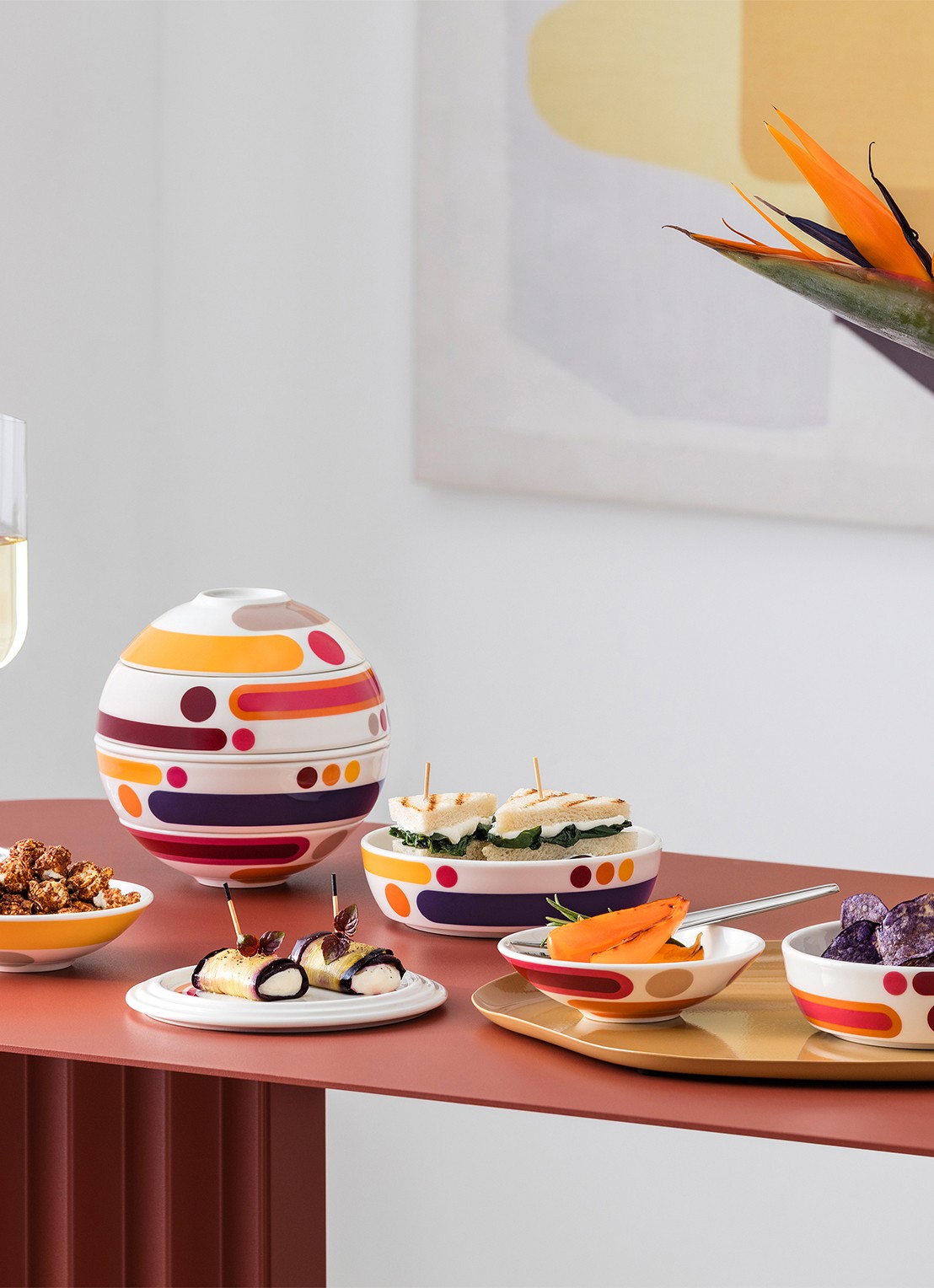 Villeroy & Boch Iconic La petite Boule serviesset 7-delig - detail 5 gebroken wit