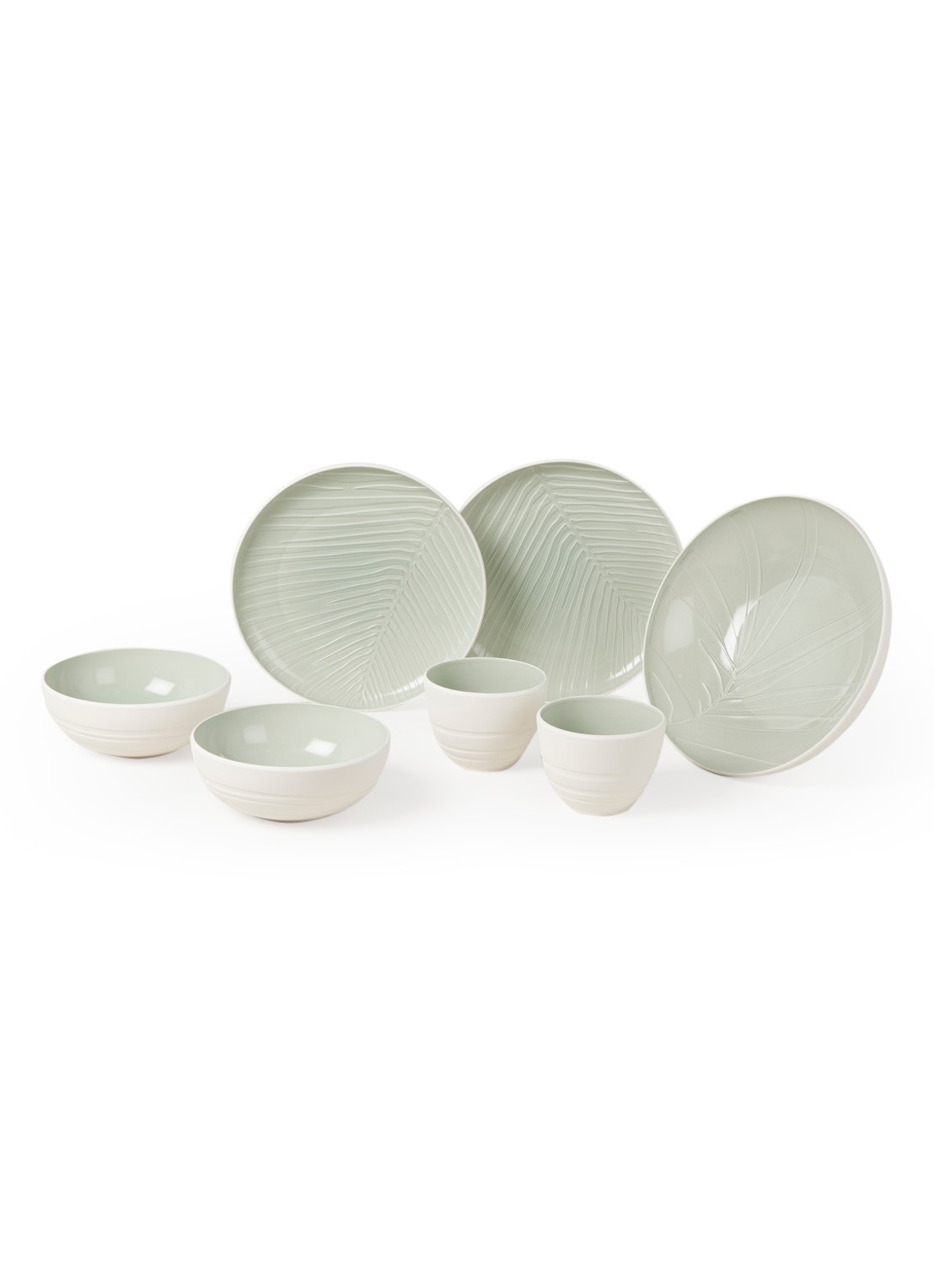 Villeroy & Boch It's my match First Love serviesset 7-delig - voorkant lindegroen