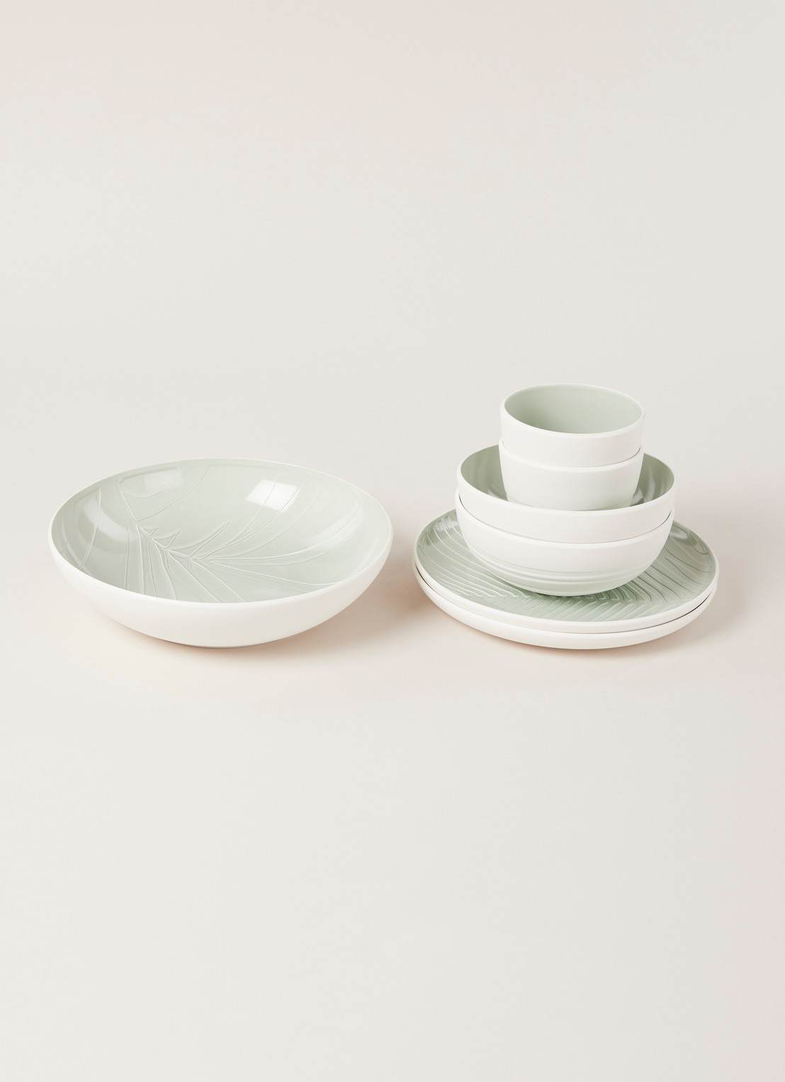 Villeroy & Boch It's my match First Love serviesset 7-delig - voorkant 2 lindegroen