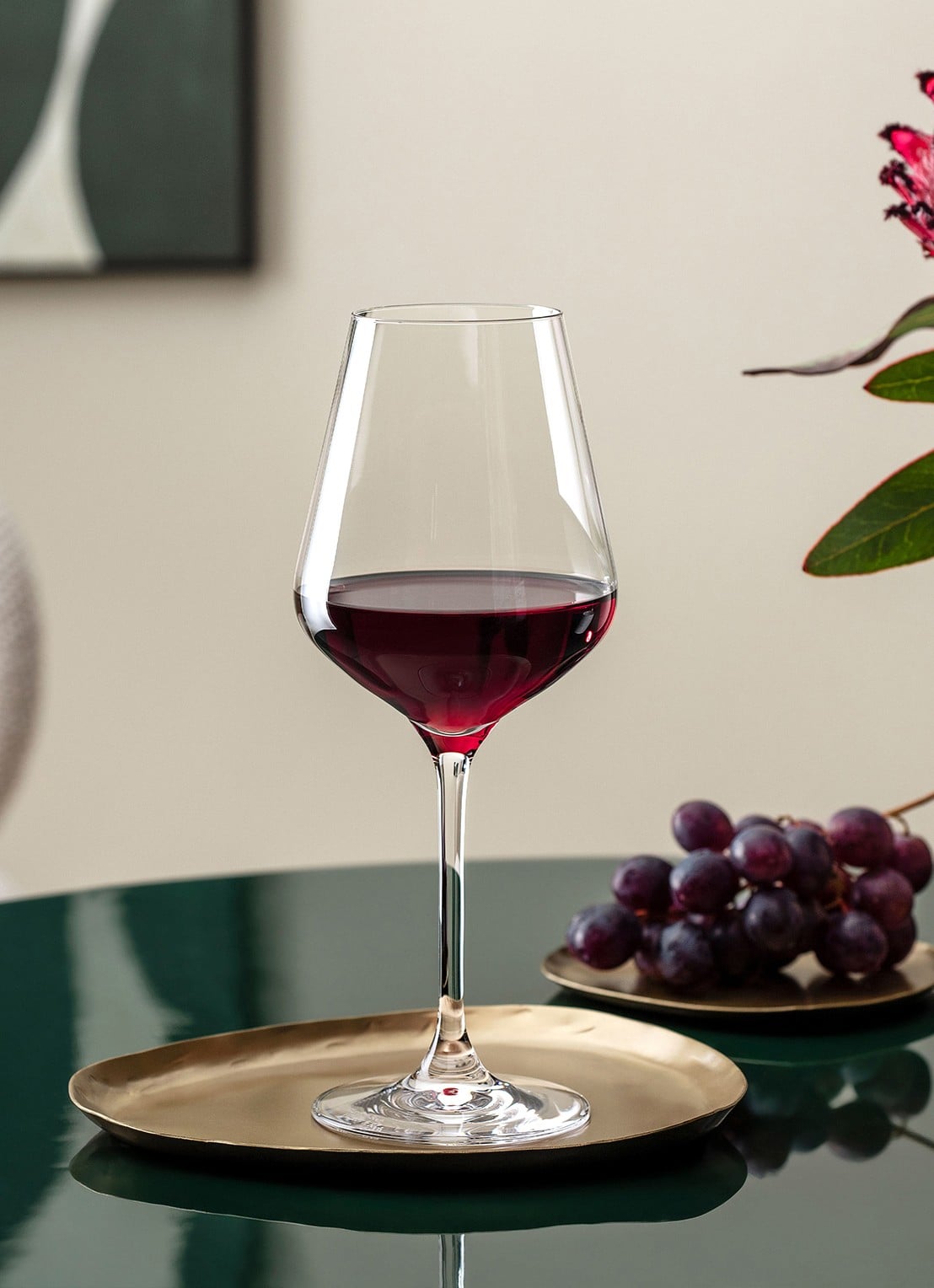 Villeroy & Boch La Divina rode wijnglas 47 cl set van 4 - achterkant 3 transparant