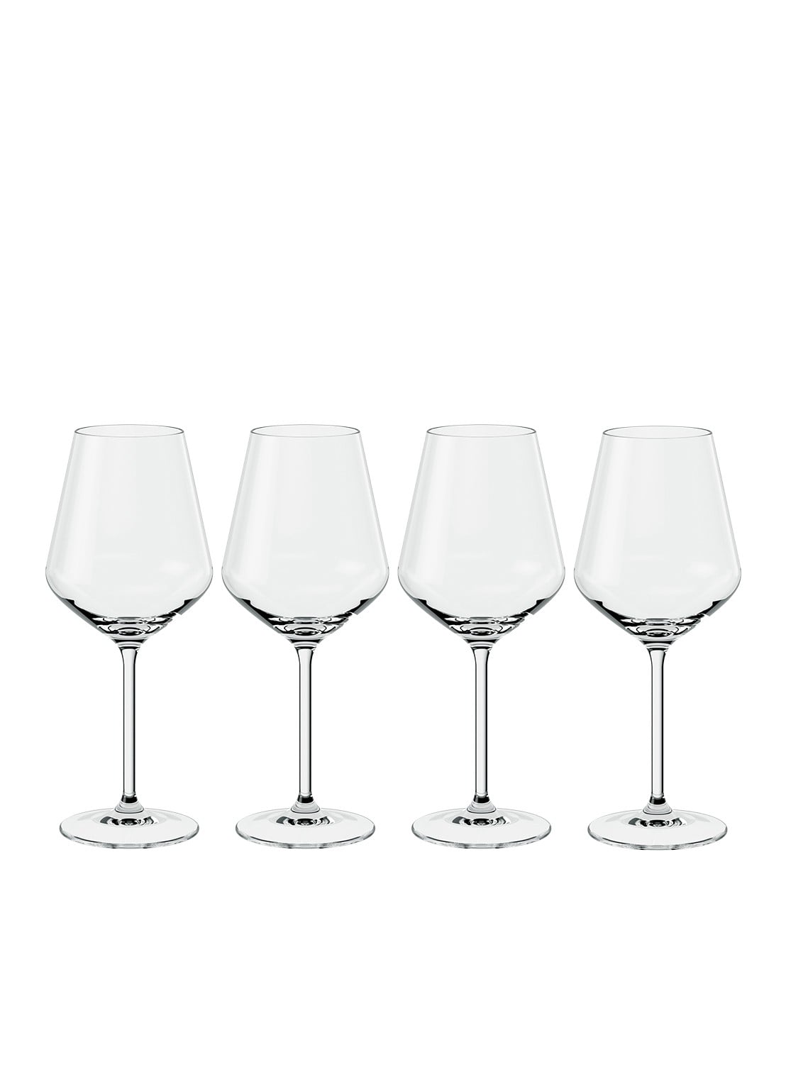 Villeroy & Boch La Divina rode wijnglas 47 cl set van 4 - voorkant transparant