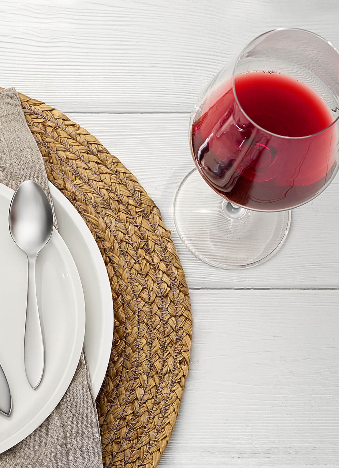 Villeroy & Boch La Divina witte en rode wijnglas 68 cl set van 4 - achterkant transparant