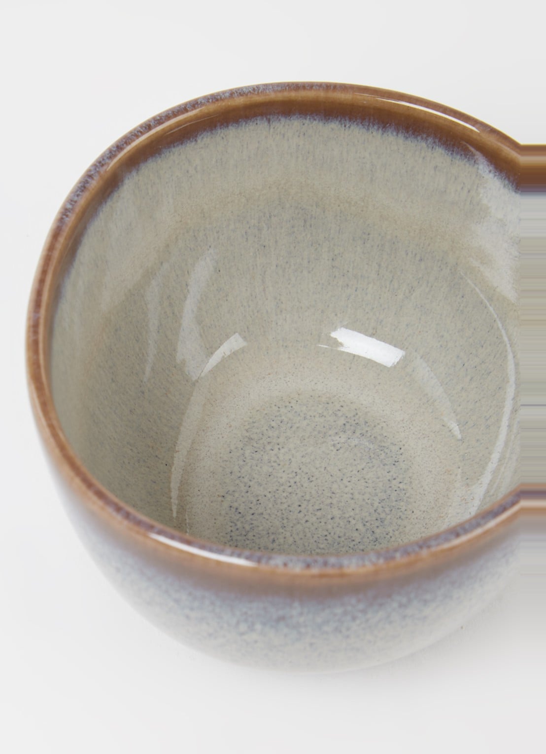 Villeroy & Boch Lave Beige dipschaal 10 cm - detail donkerbeige