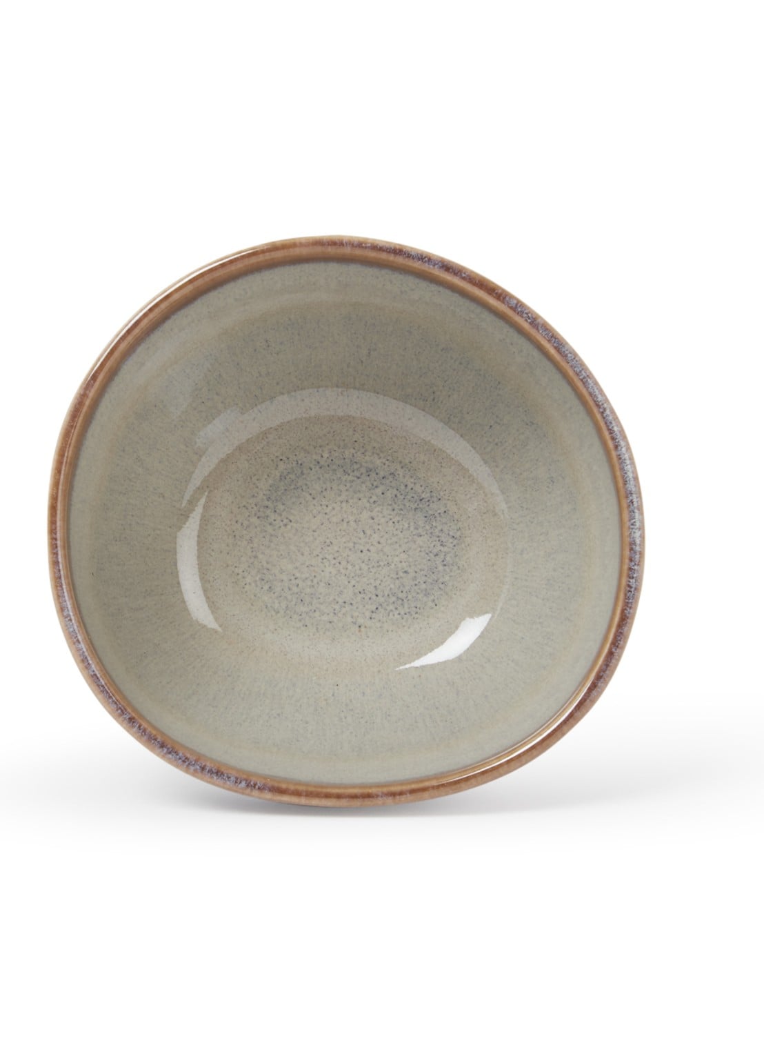 Villeroy & Boch Lave Beige dipschaal 10 cm - voorkant 2 donkerbeige