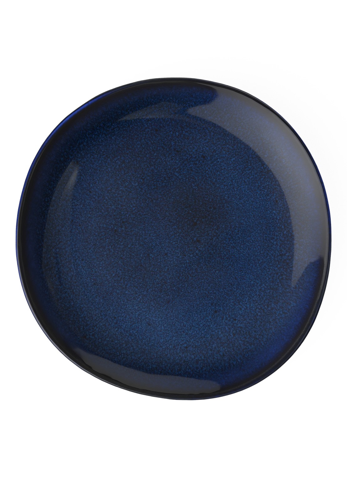Villeroy & Boch Lave Bleu ontbijtbord 23 cm - voorkant 3 donkerblauw