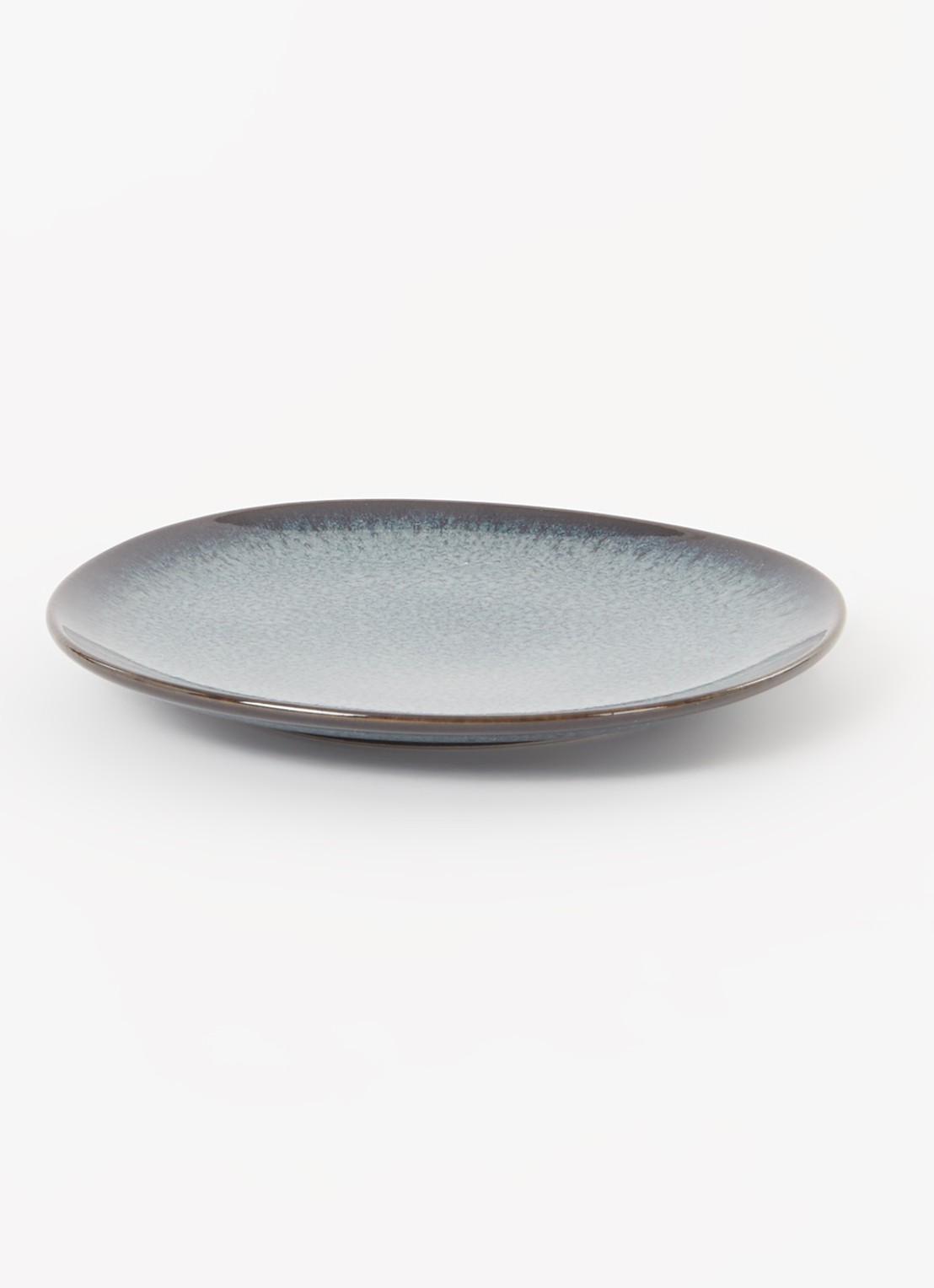 Villeroy & Boch Lave gebaksbordje 17,5 cm - voorkant 3 donkergrijs