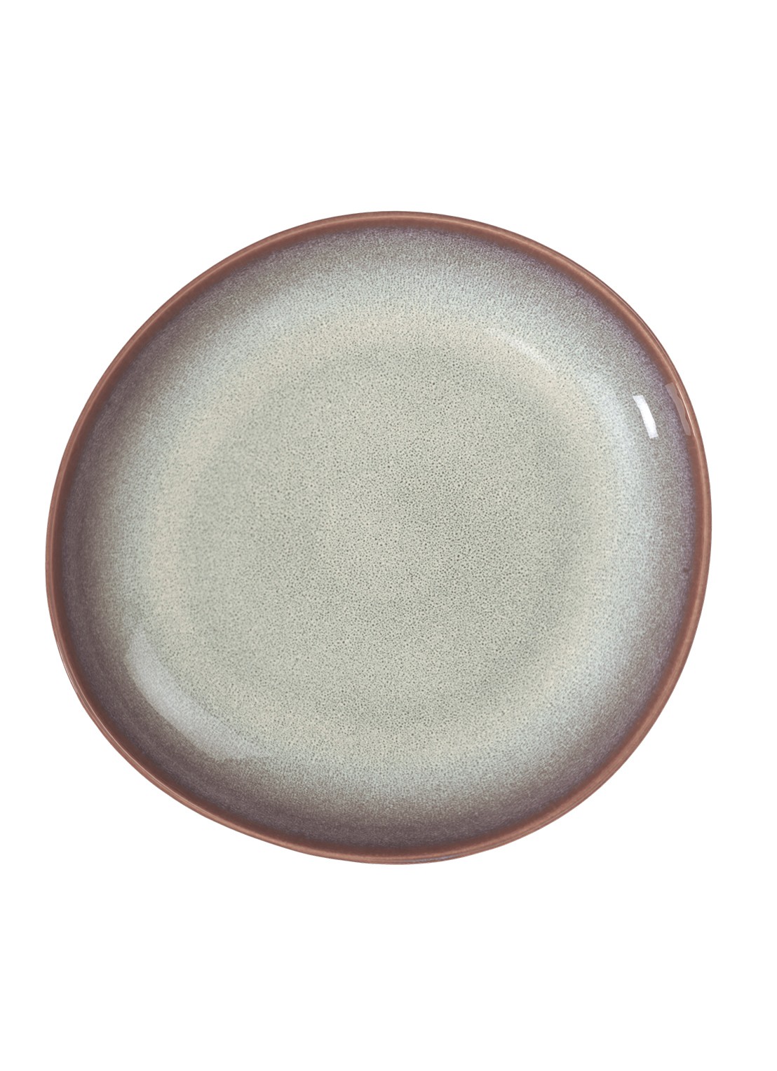 Villeroy & Boch Lave Glacé diep bord 28 cm - voorkant 2 blauwgrijs