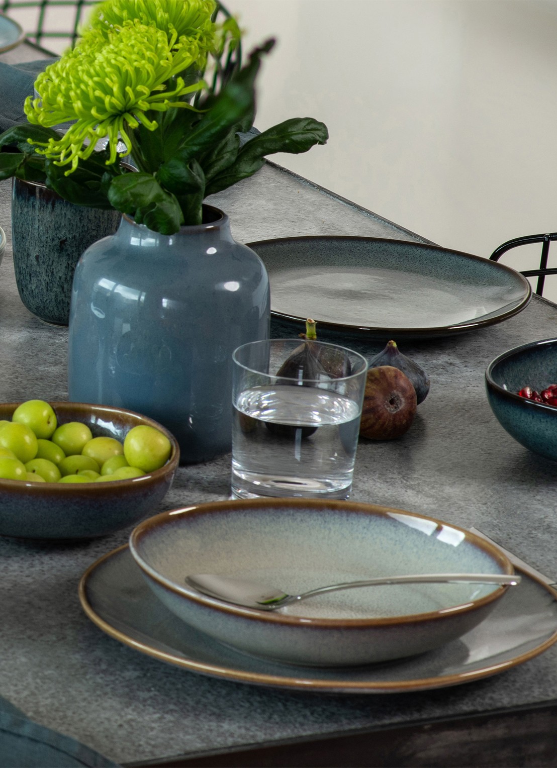 Villeroy & Boch Lave Glacé dinerbord 28 cm - detail 5 turquoise