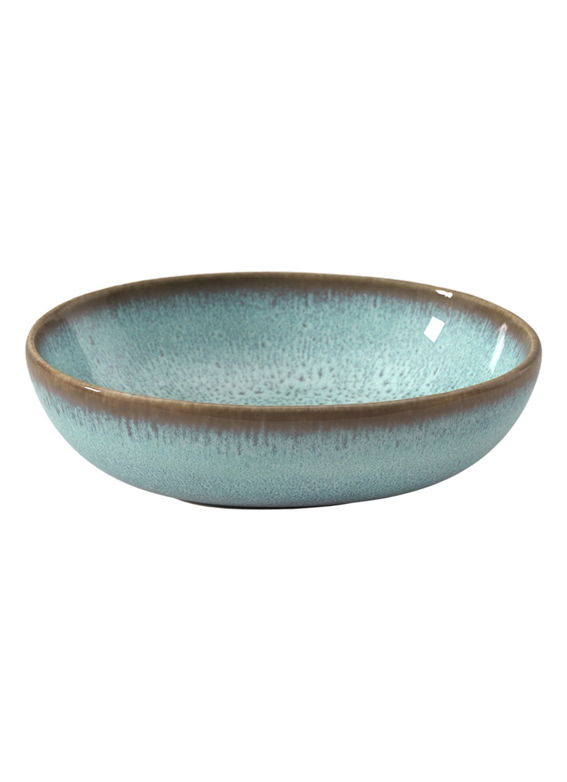 Villeroy & Boch Lave Glacé kom 17 cm - voorkant 2 turquoise
