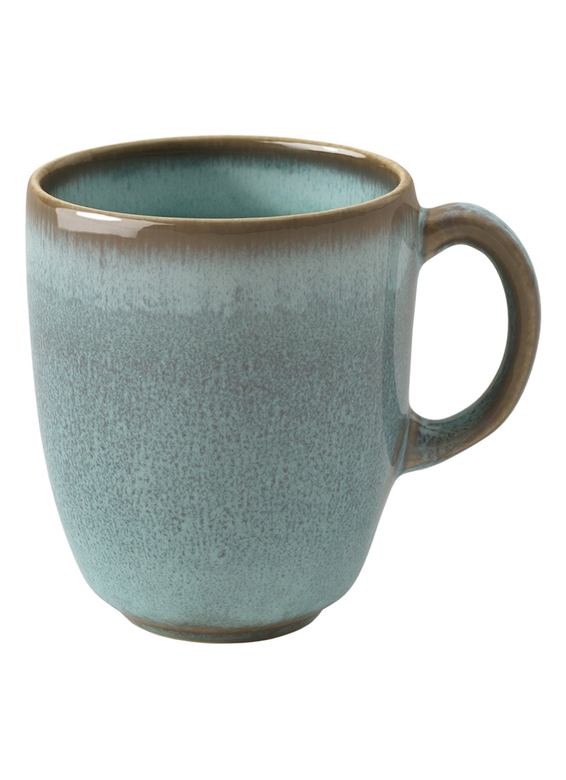Villeroy & Boch Lave Glacé mok 40 cl - voorkant 3 turquoise