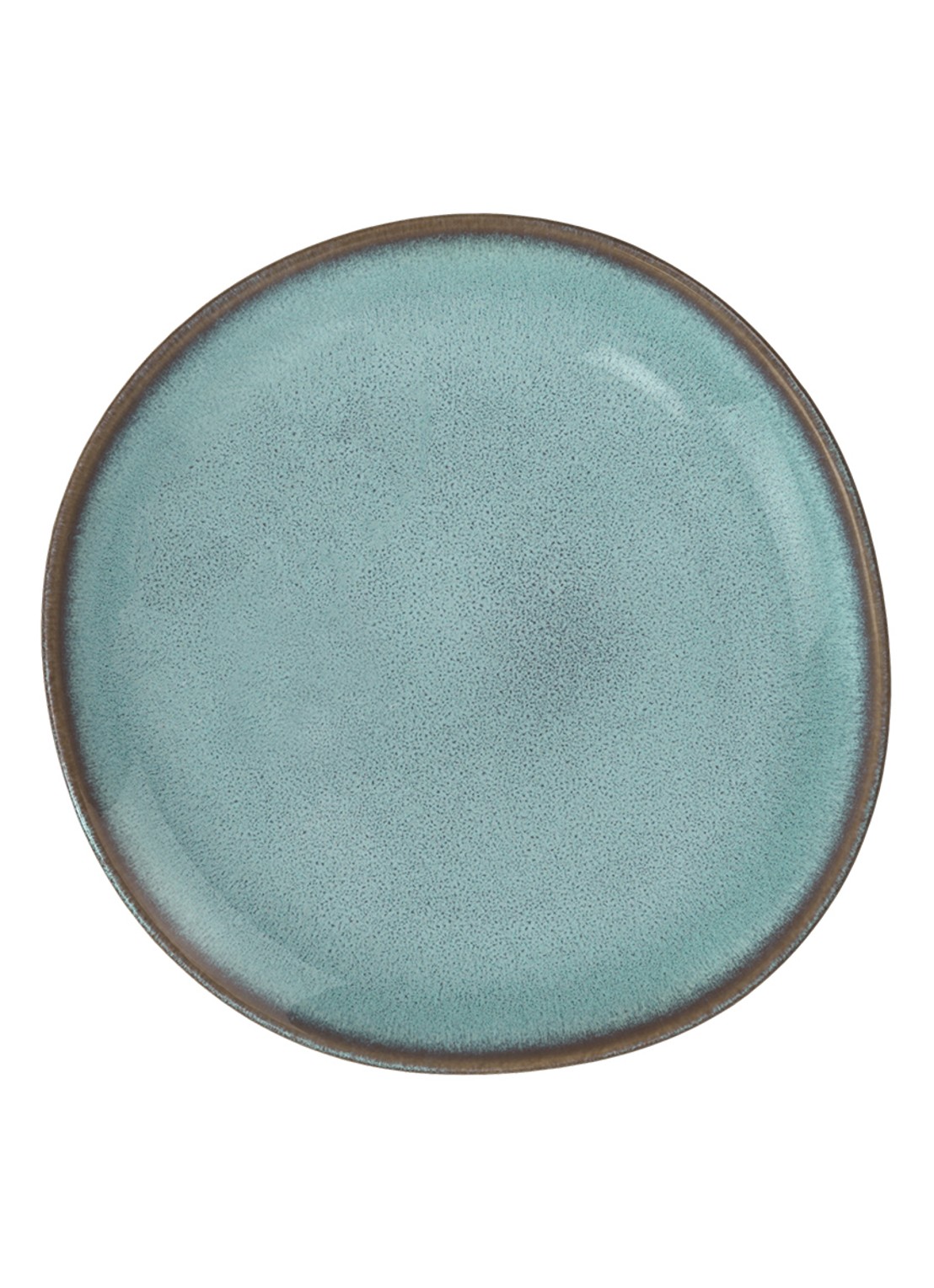 Villeroy & Boch Lave Glacé ontbijtbord 23,5 x 23 cm - voorkant 4 turquoise
