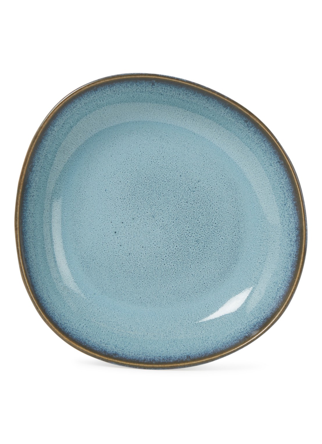 Villeroy & Boch Lave Glacé ontbijtbord  - voorkant turquoise