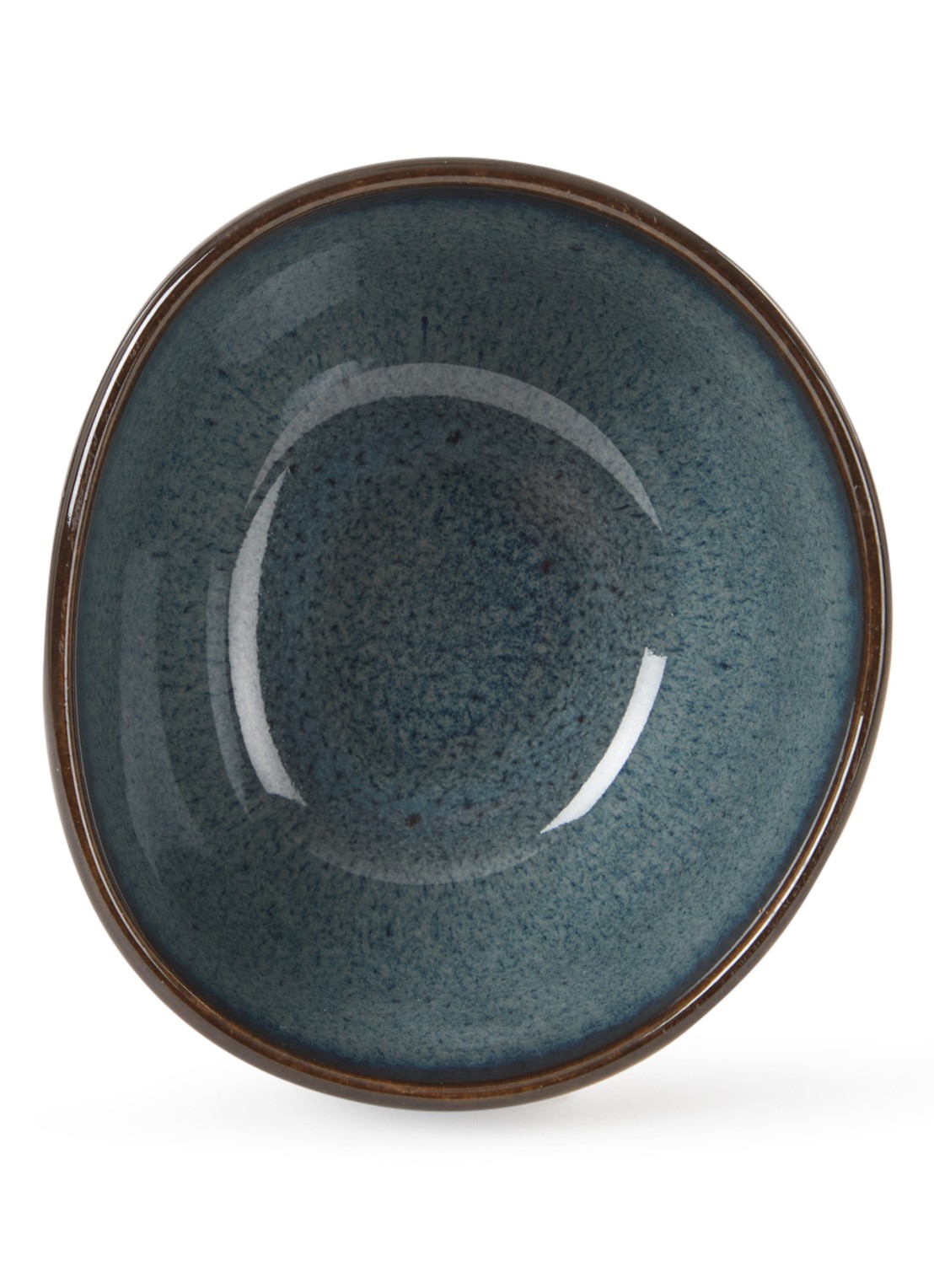 Villeroy & Boch Lave Gris dipschaal 10 cm - voorkant 2 turquoise
