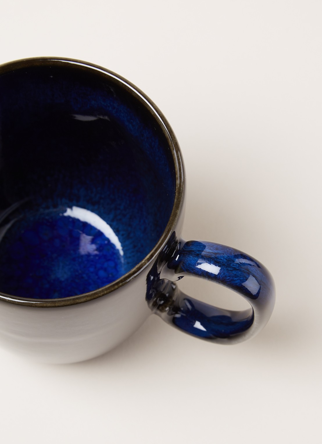 Villeroy & Boch Lave mok 38 cl  - detail 2 donkerblauw