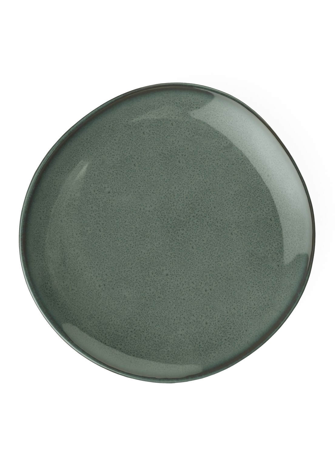Villeroy & Boch Lave ontbijtbord 22 cm  - voorkant blauwgrijs