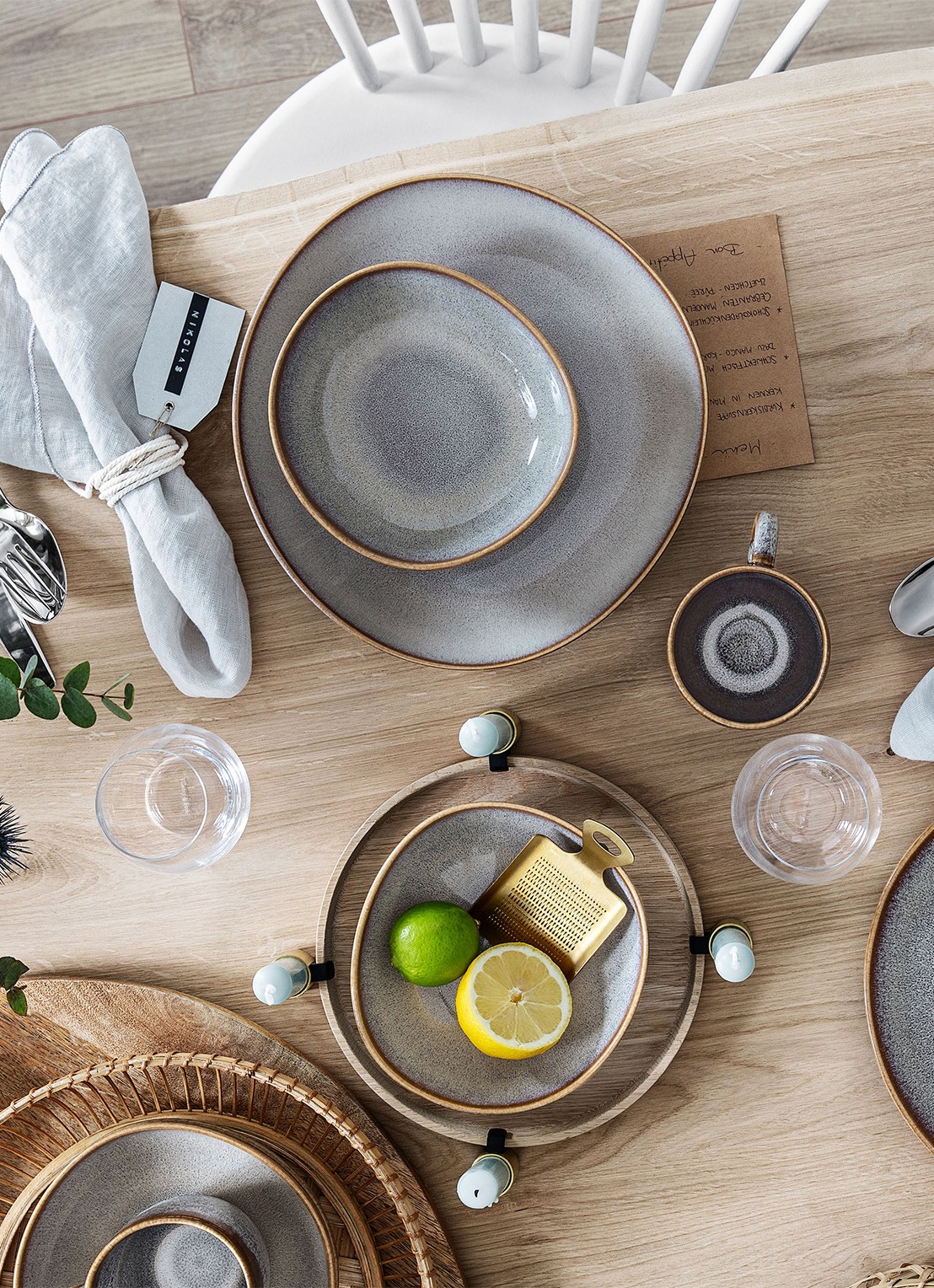 Villeroy & Boch Lave saladeschaal 21 cm - achterkant 4 lichtgrijs