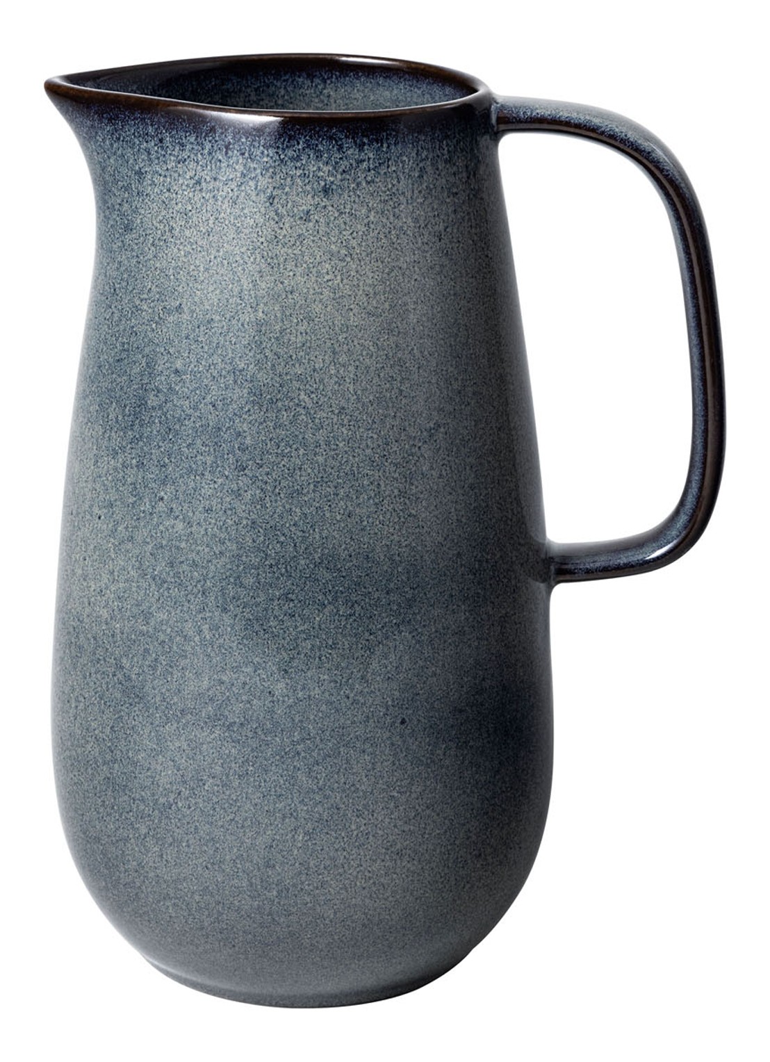 Villeroy & Boch Lave schenkkan 160 cl - voorkant staalblauw