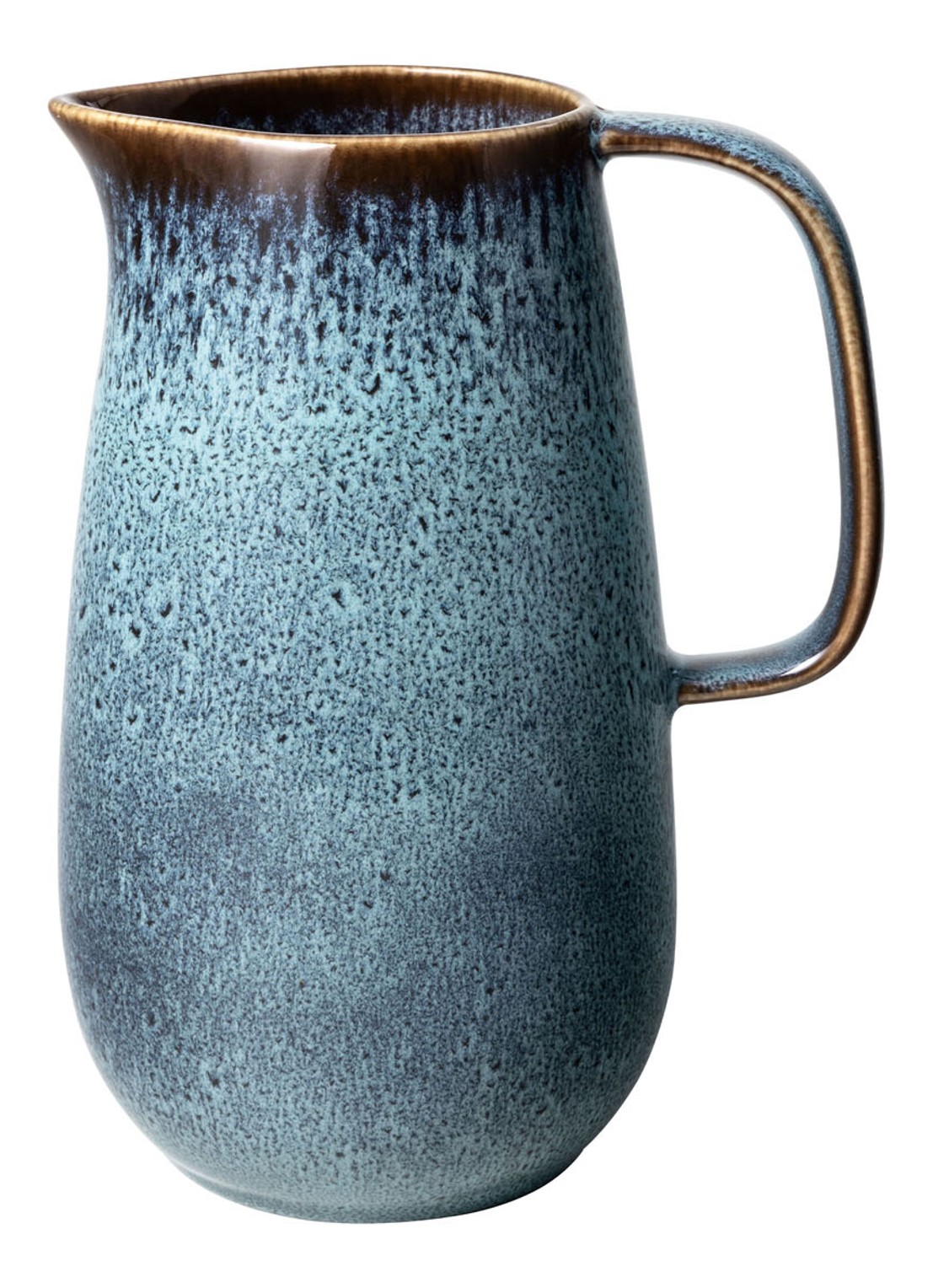 Villeroy & Boch Lave schenkkan 160 cl - voorkant staalblauw