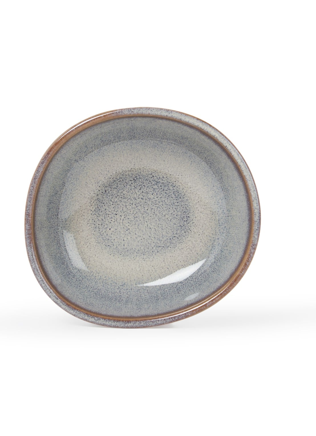 Villeroy & Boch Lave serveerschaal 10,5 cm - voorkant 2 donkerbeige