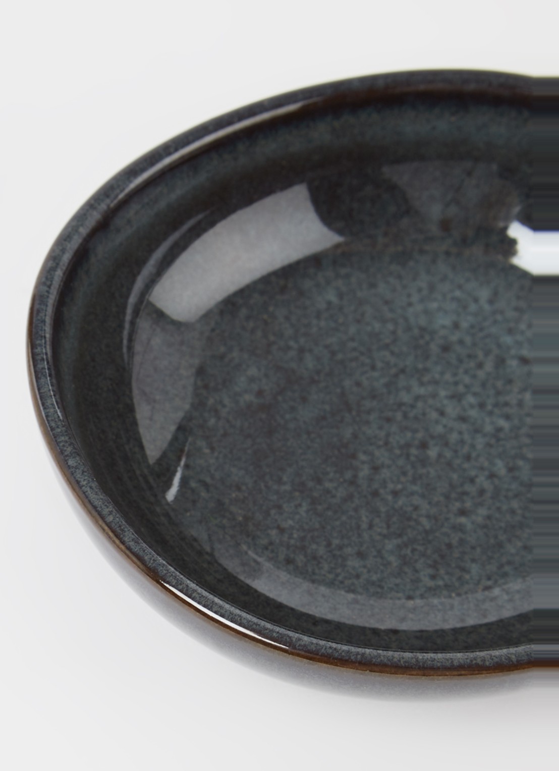 Villeroy & Boch Lave serveerschaal 10 cm - detail donkergrijs
