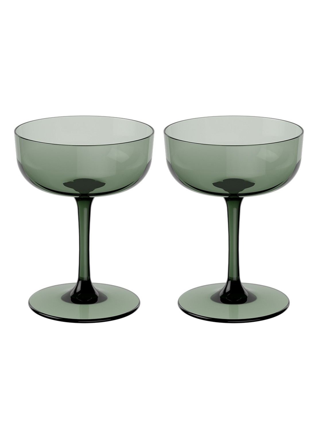 Villeroy & Boch Like champagne glazen set van 2  - voorkant 2 mint