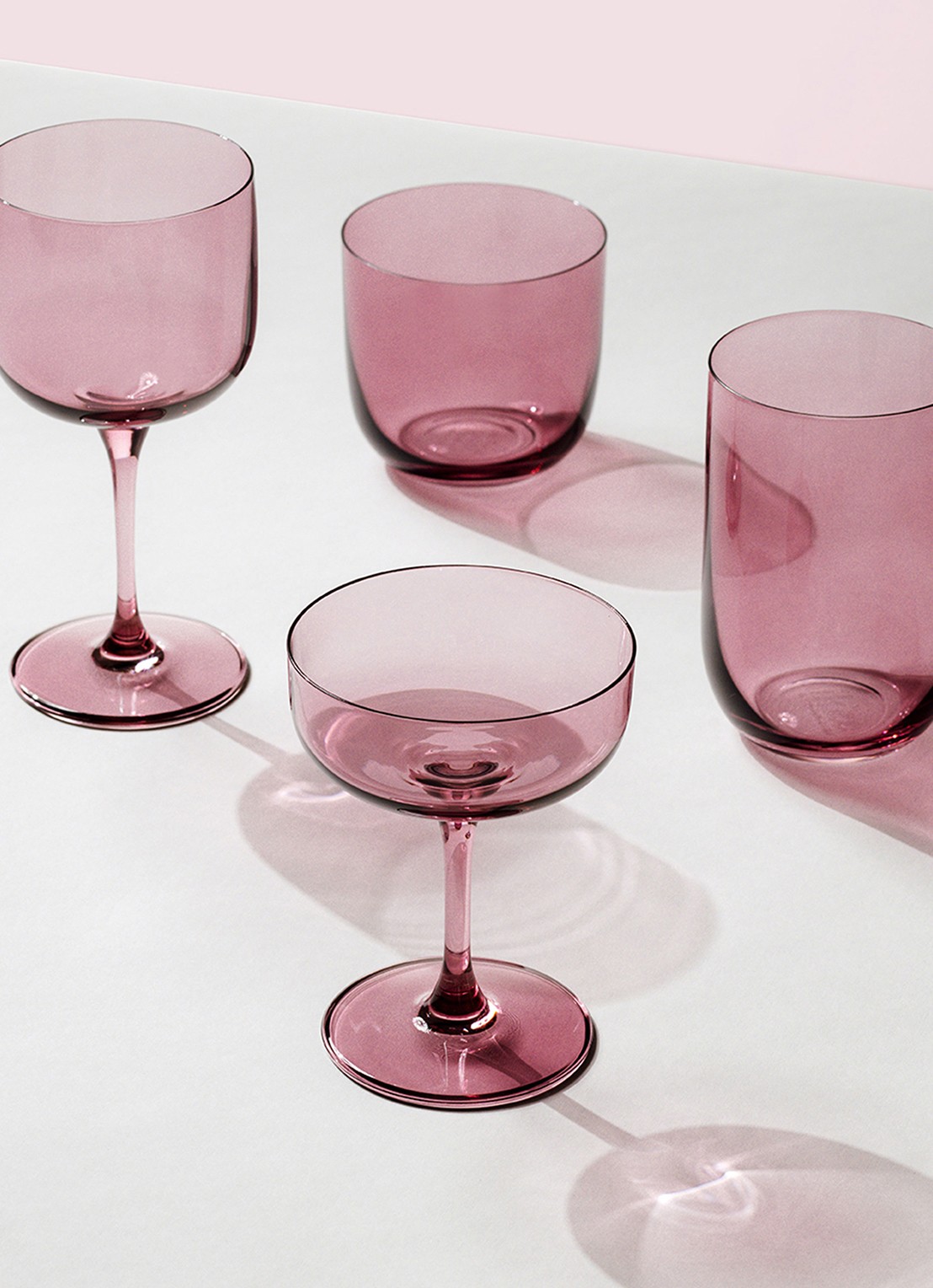 Villeroy & Boch Like champagne glazen set van 2  - detail 5 aubergine